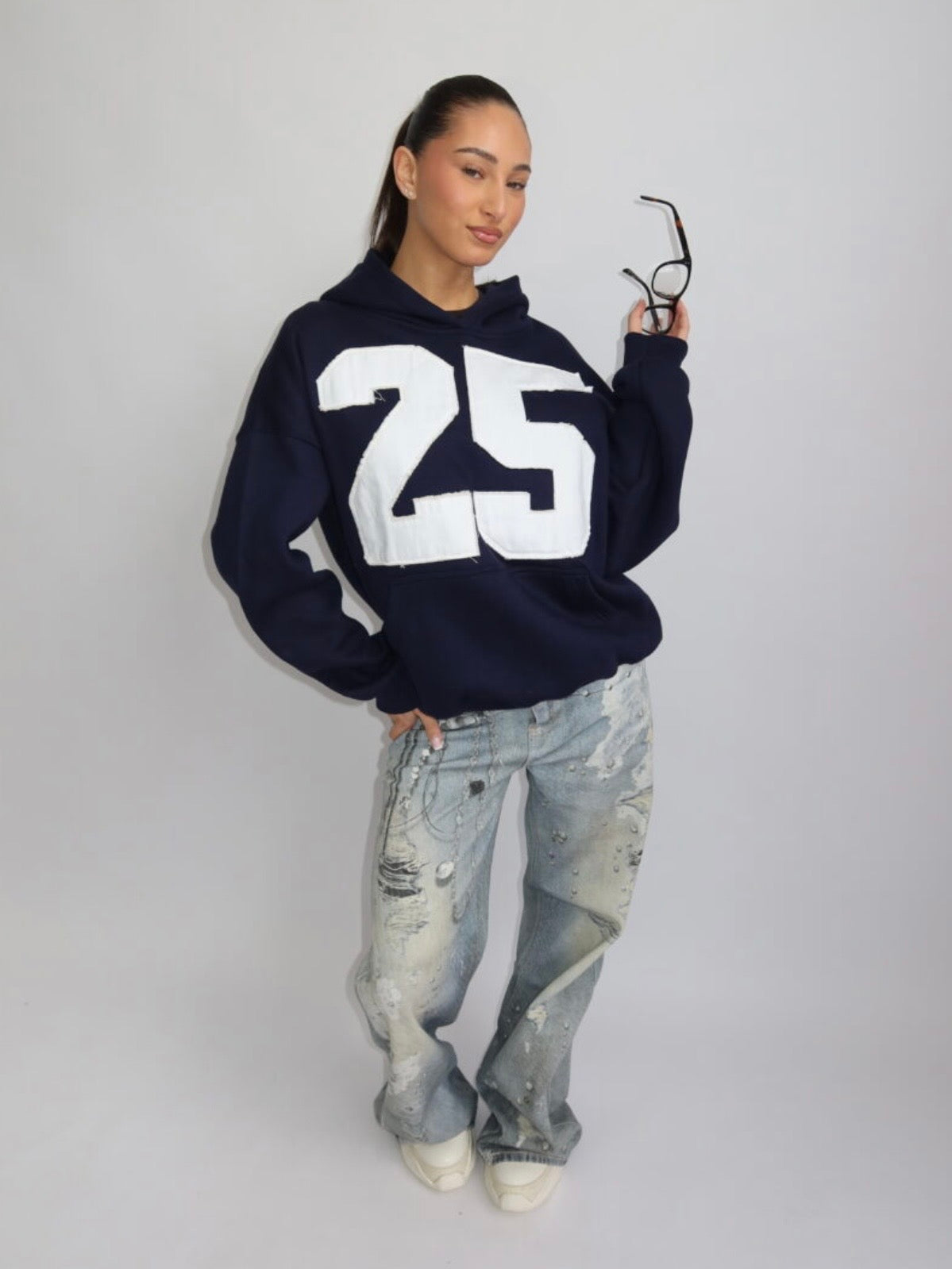 Iconic 25 Hoodie | Navy