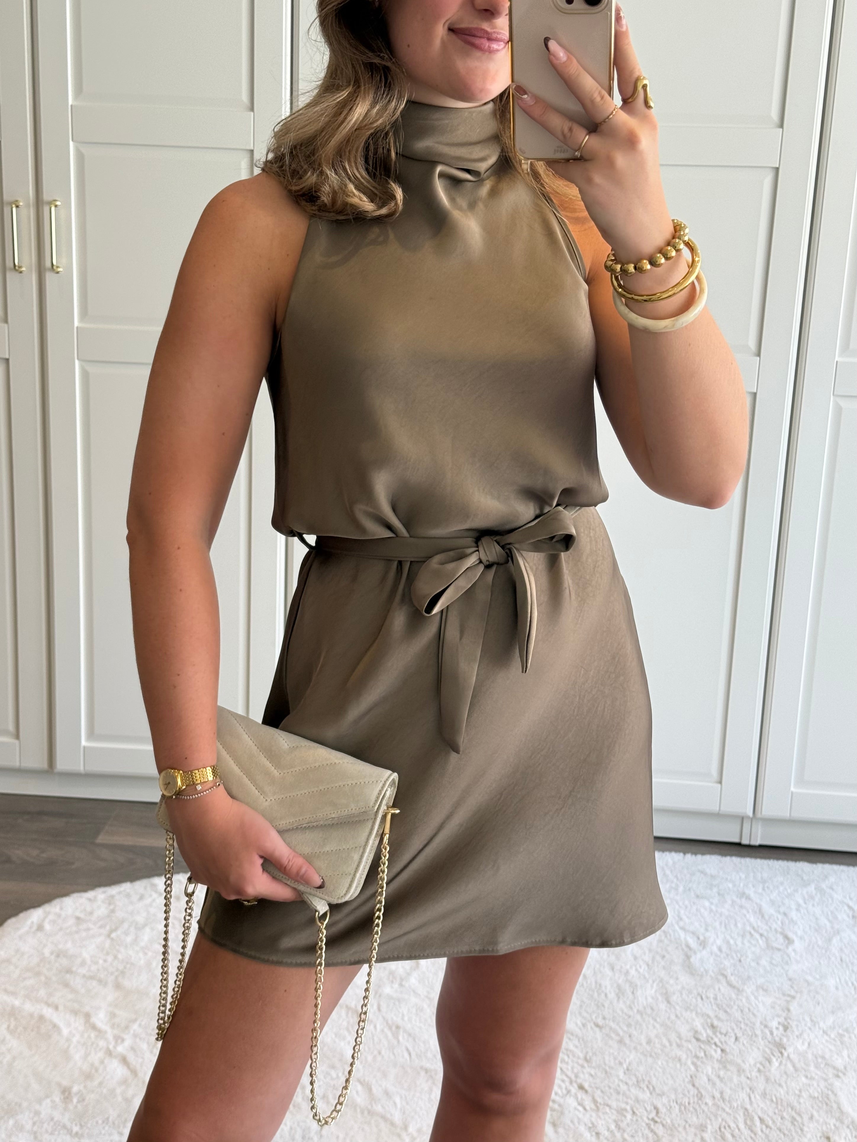 Jurk Noor | Taupe