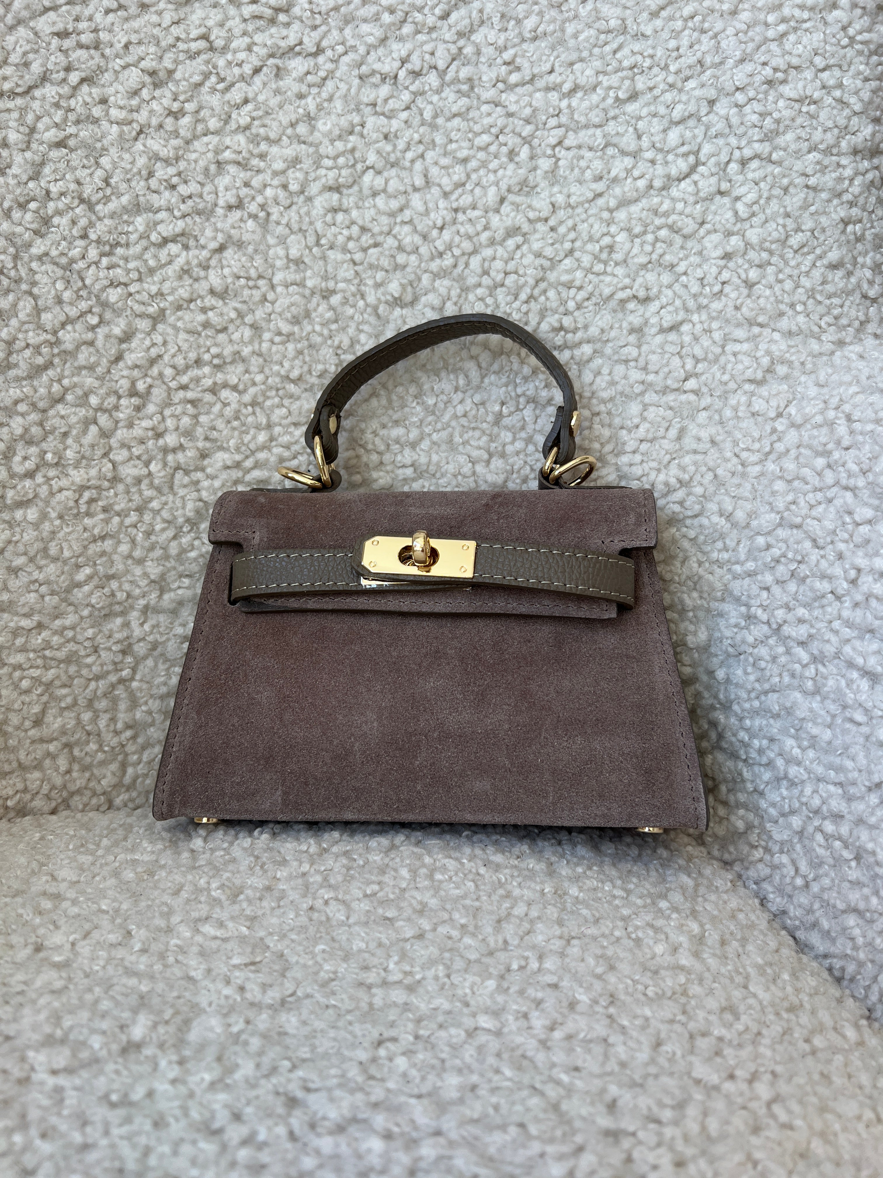 Tas Lore Suede | Taupe