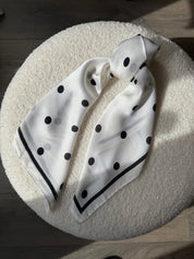 Sjaal Polkadot | Wit