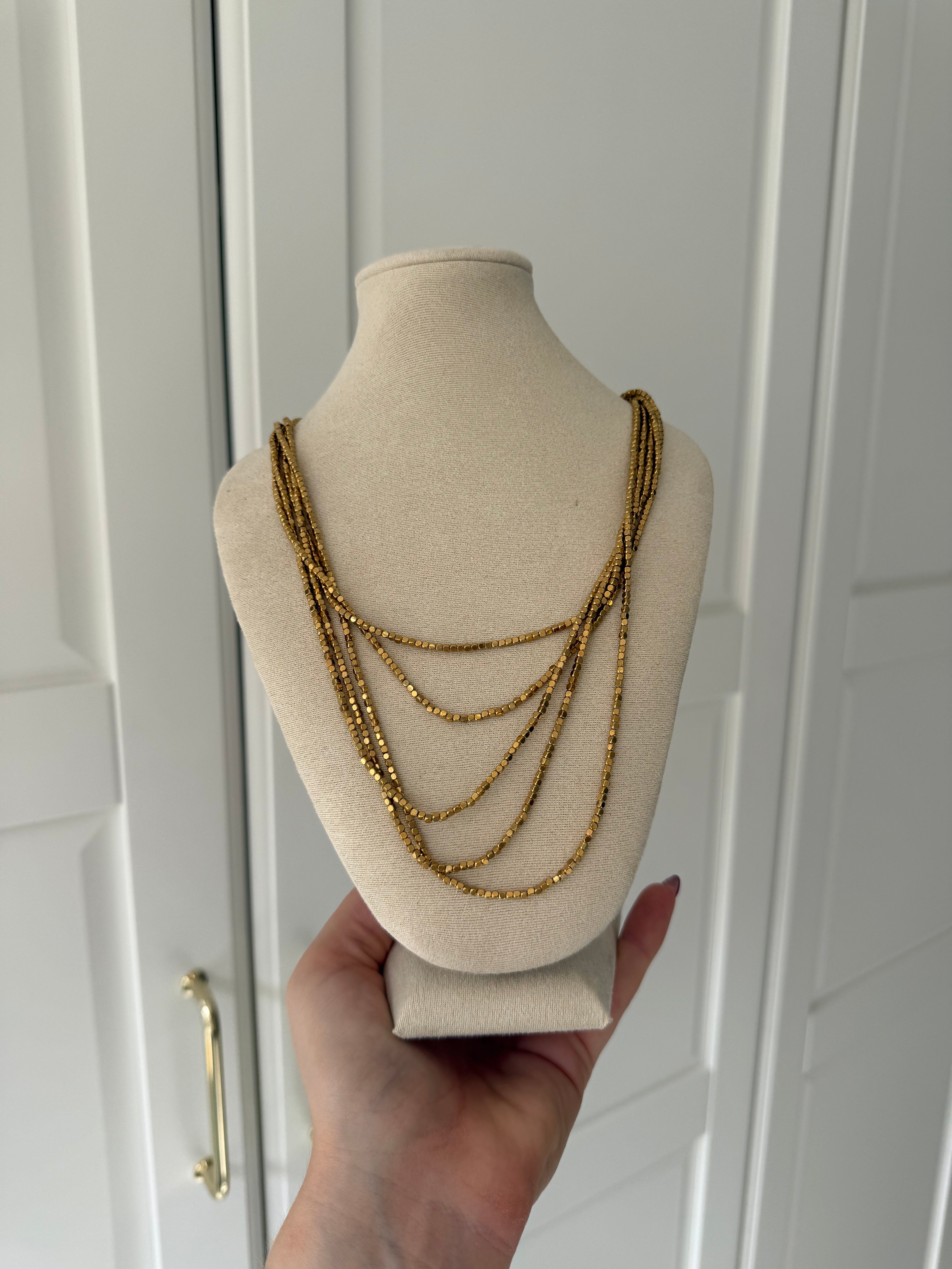 Layered Ketting | Goud