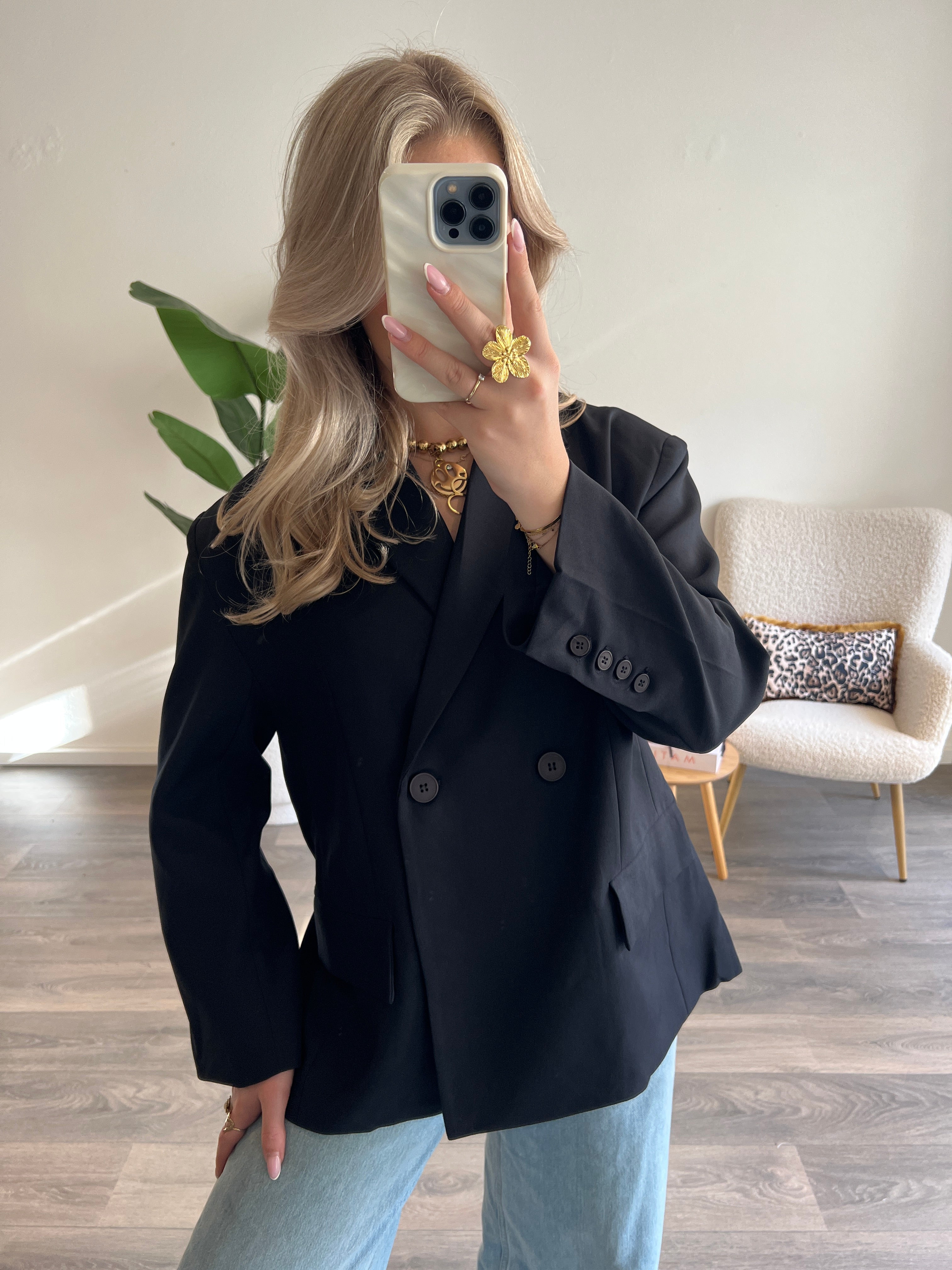 Boss Babe Blazer Lynn | Navy