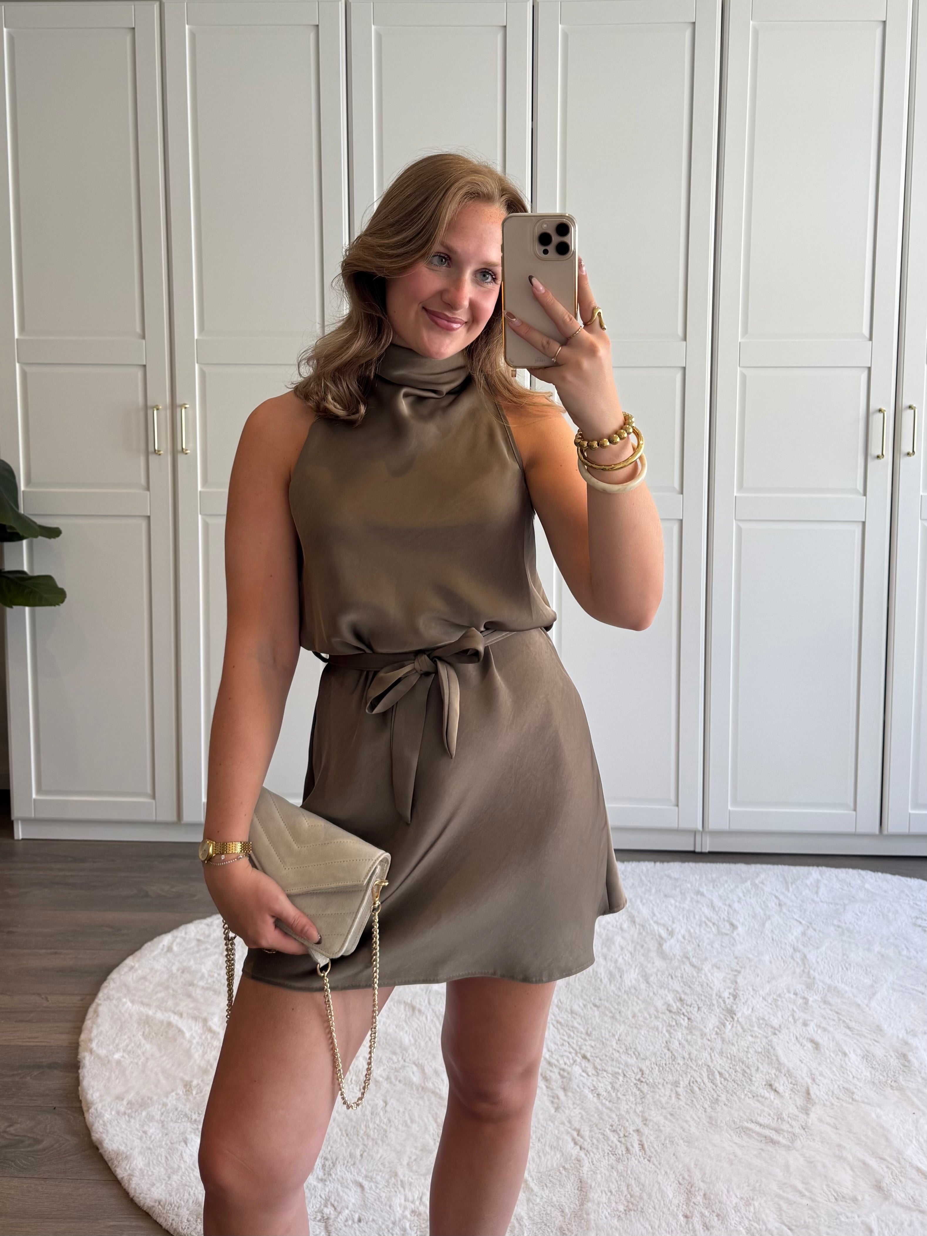 Jurk Noor | Taupe