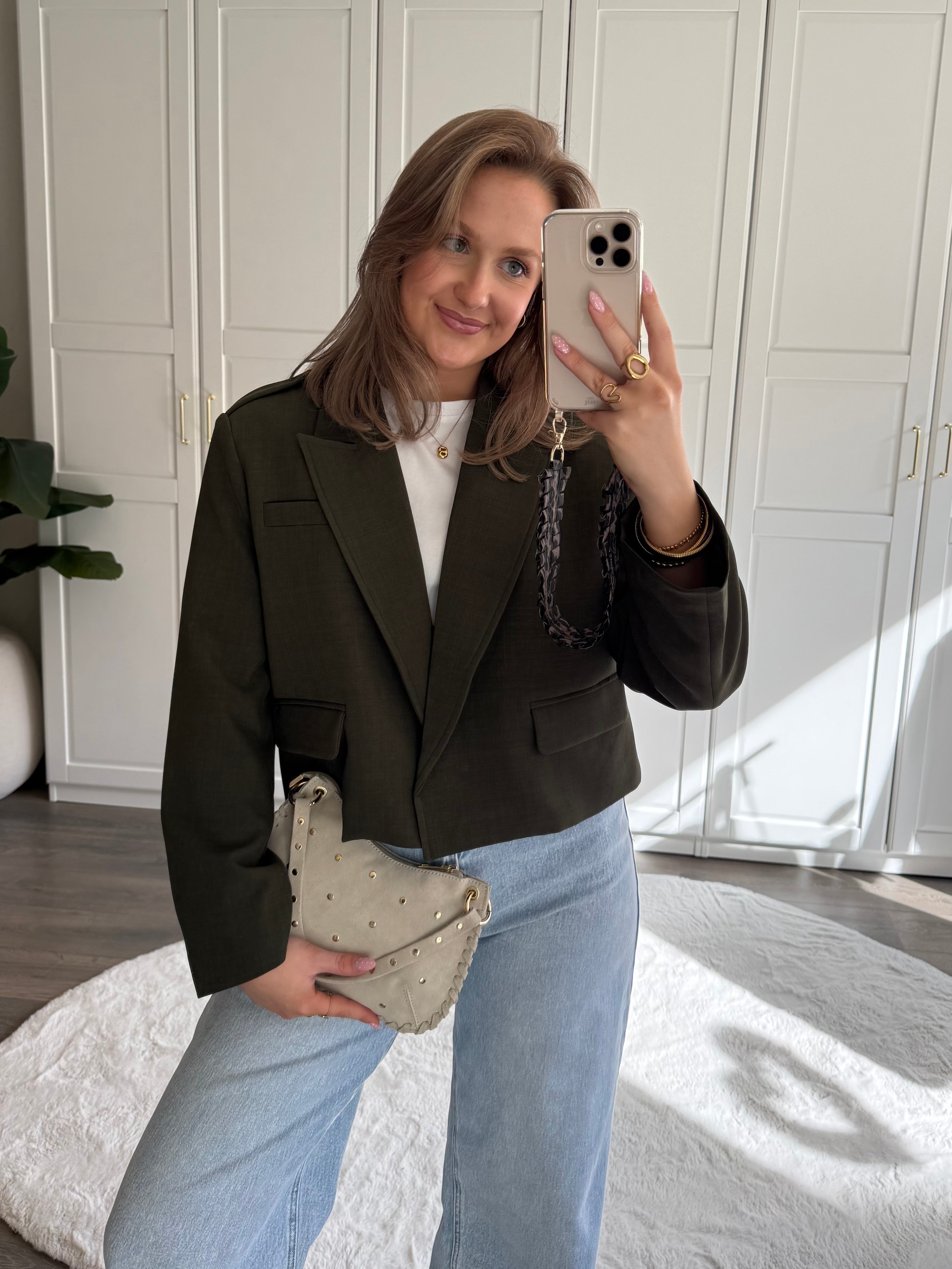Cropped Blazer Tess | Army