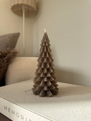 Kerstboom Kaars | Bruin
