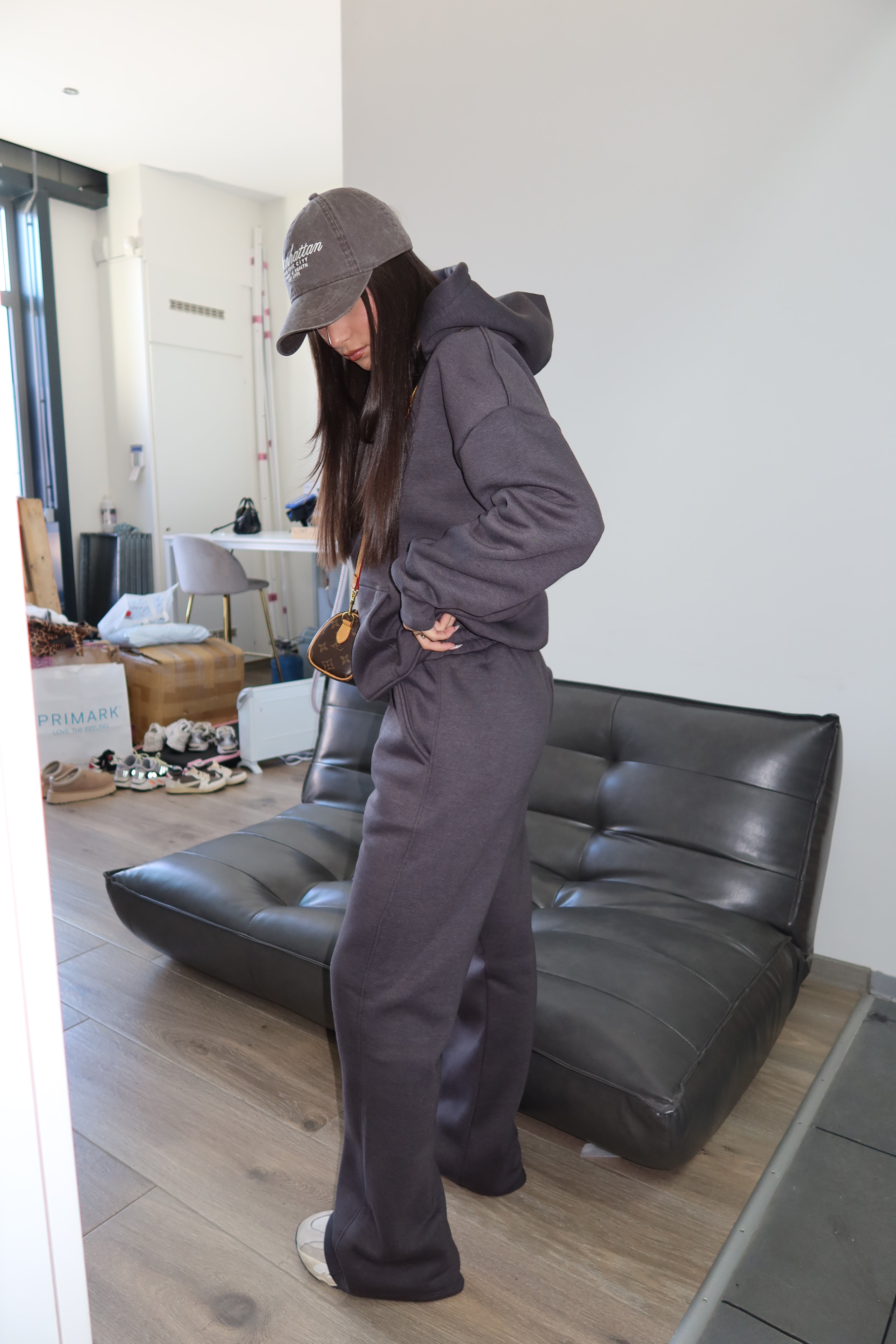 Priority Blanc Tracksuit | Donkergrijs