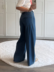 Wide Leg Jeans Kae | Blauw