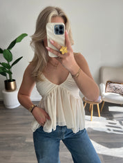 Top Leah | Creme