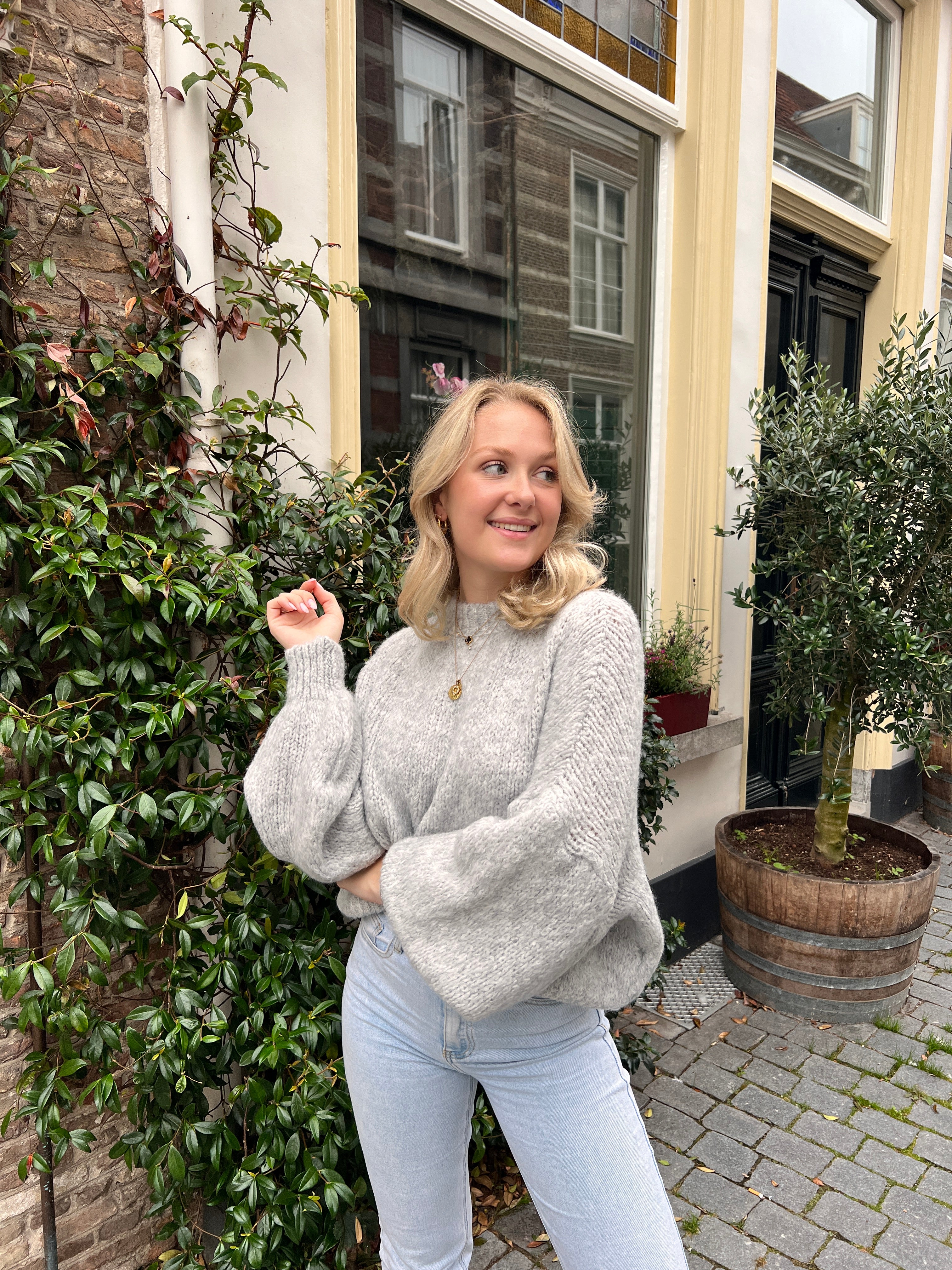 Trui Annabel | Lichtgrijs