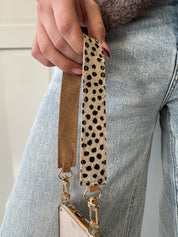 Telefoonkoord Polkadot | Beige