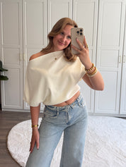 Top Leanne | Creme
