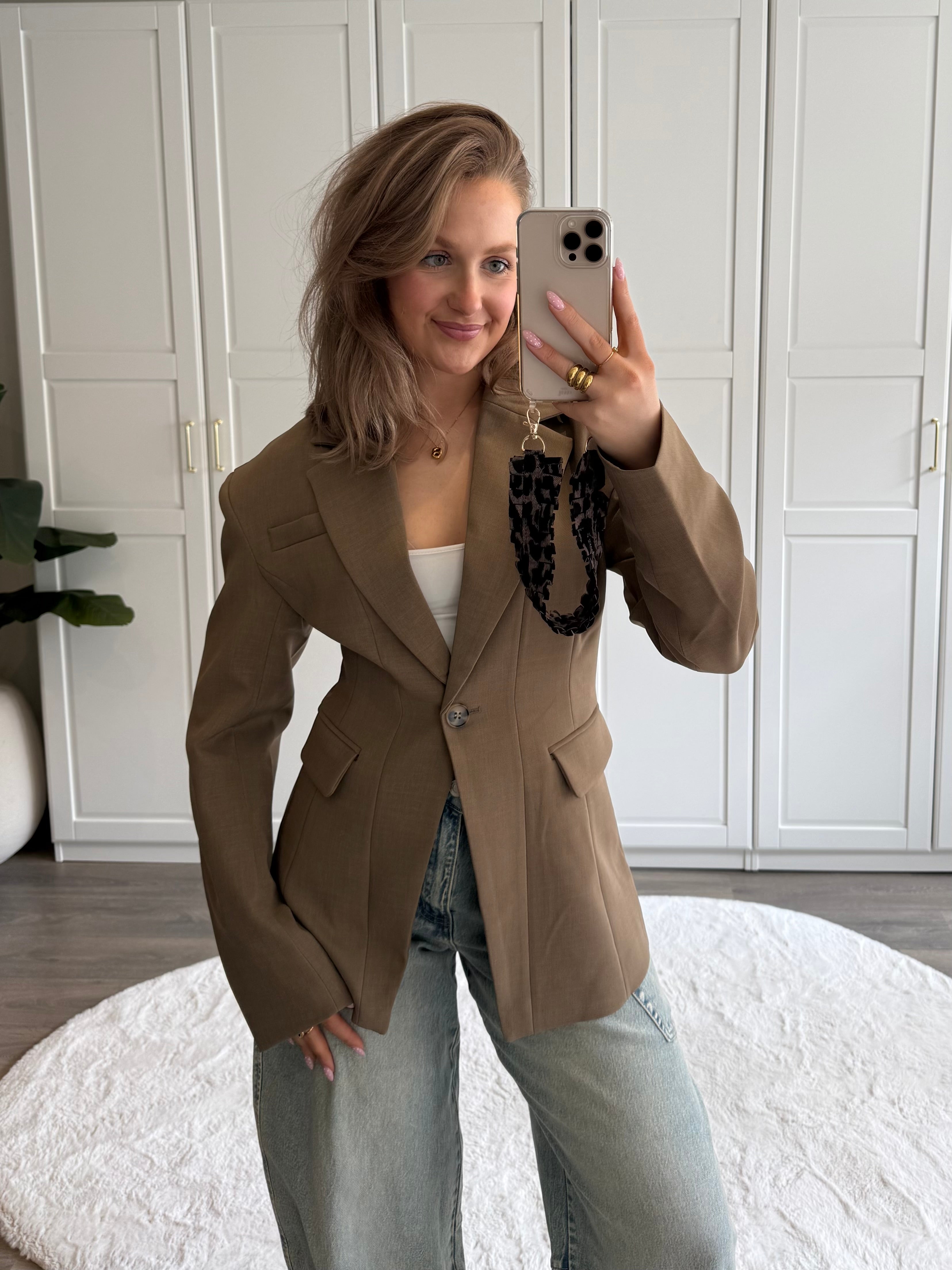 Tailored Blazer Tess | Camel