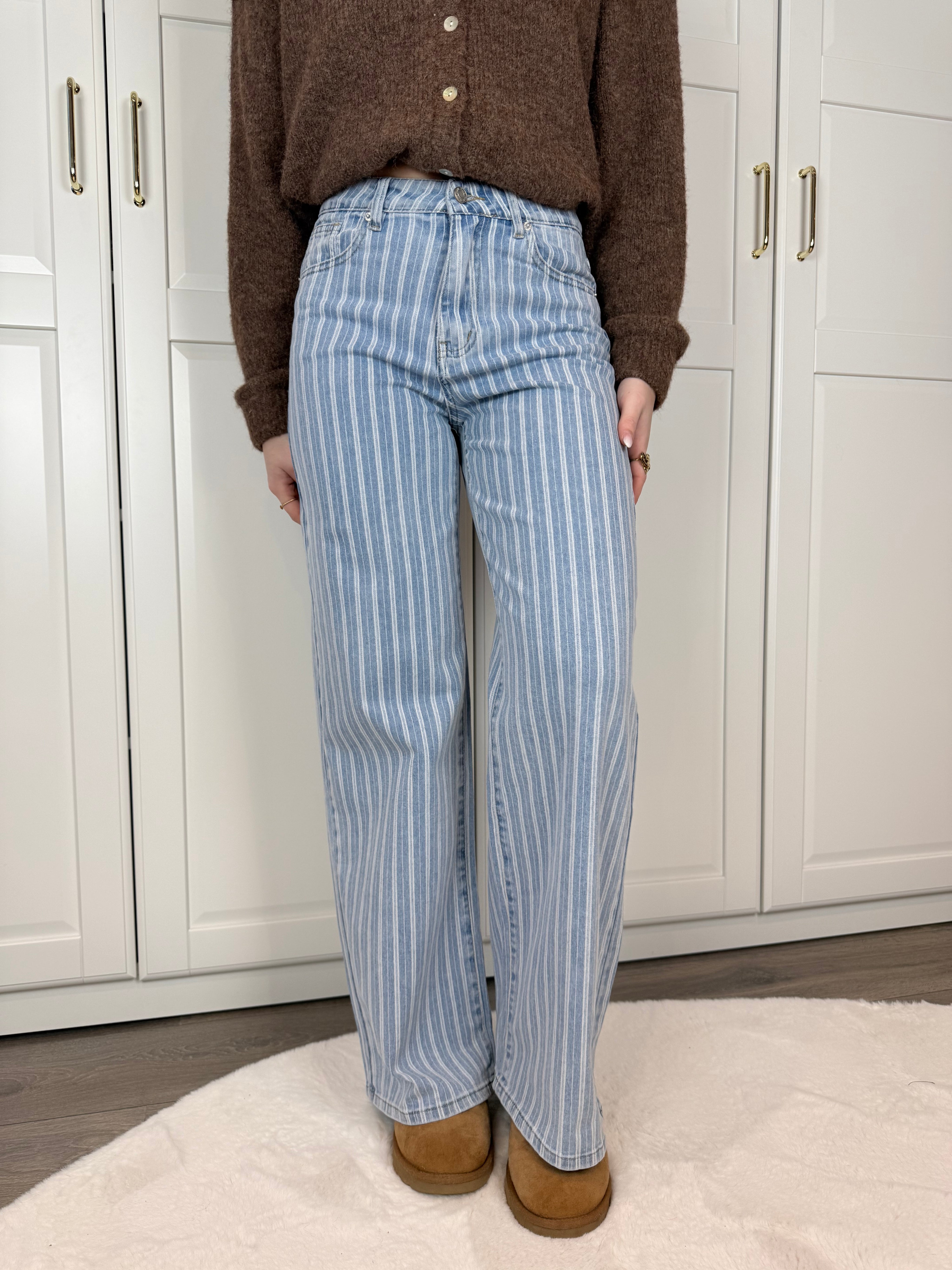 Wide Leg Jeans 3365 | Blauw