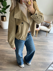 Bomber Trenchcoat Zoë | Beige