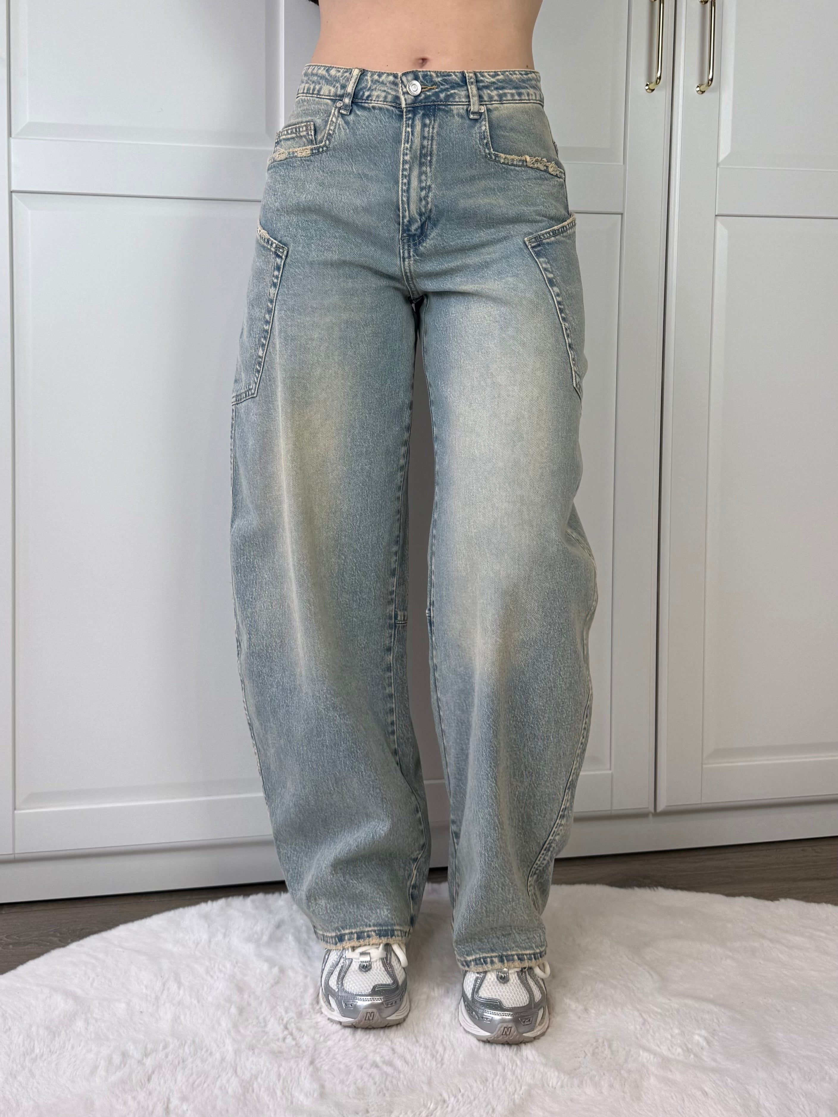 Ballon Jeans 3832-6 | Blauw