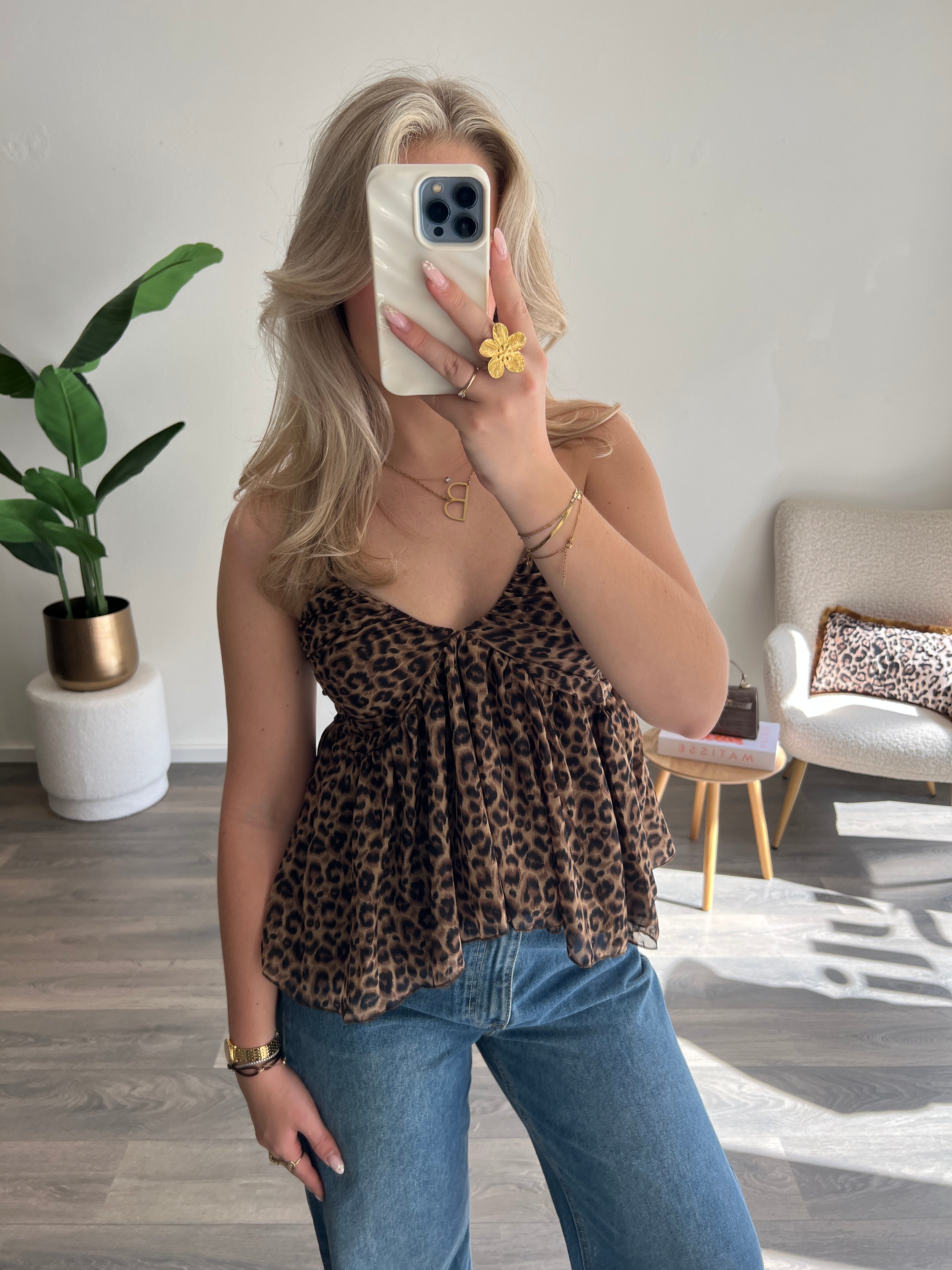 Top Leah | Leopard