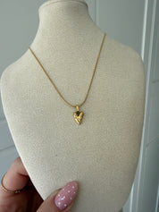 Mini Pearl Heart Ketting