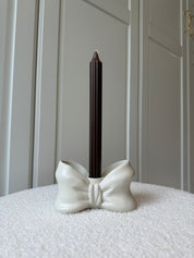 Kaarsenhouder Bow | Wit