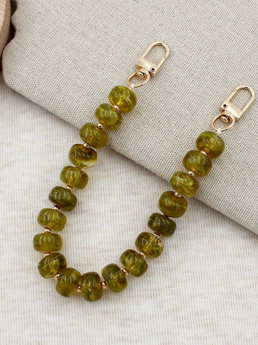 Telefoonkoord Beads | Pistache