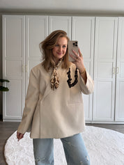 Boxy Blazer Jasmijn | Ecru