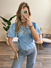 Blouse Chiara | Blauw