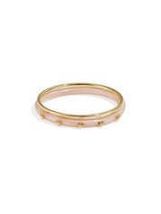 Duo Hearts Bangle Armbanden | Roze