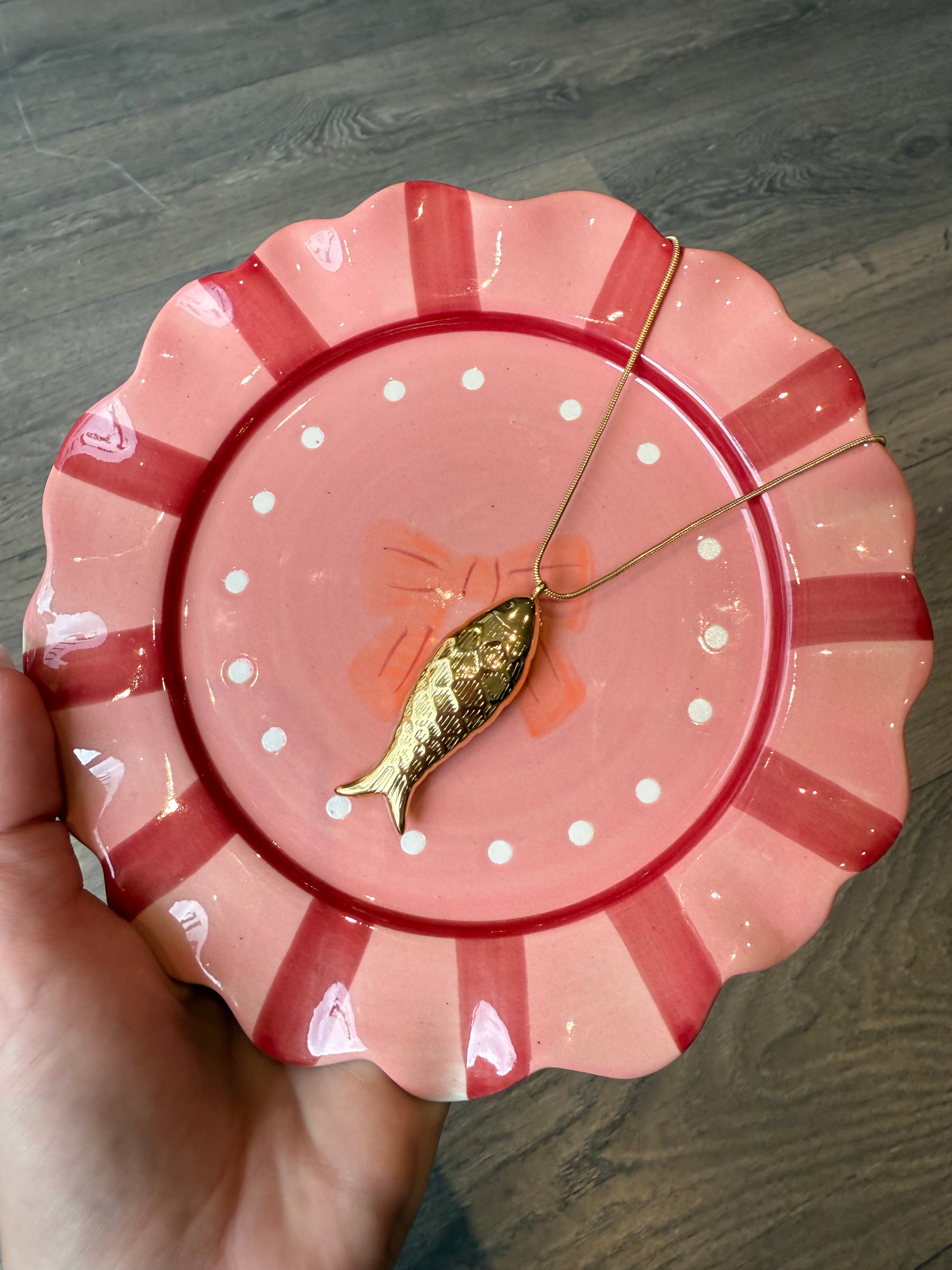 Ketting Small Fish | Goud