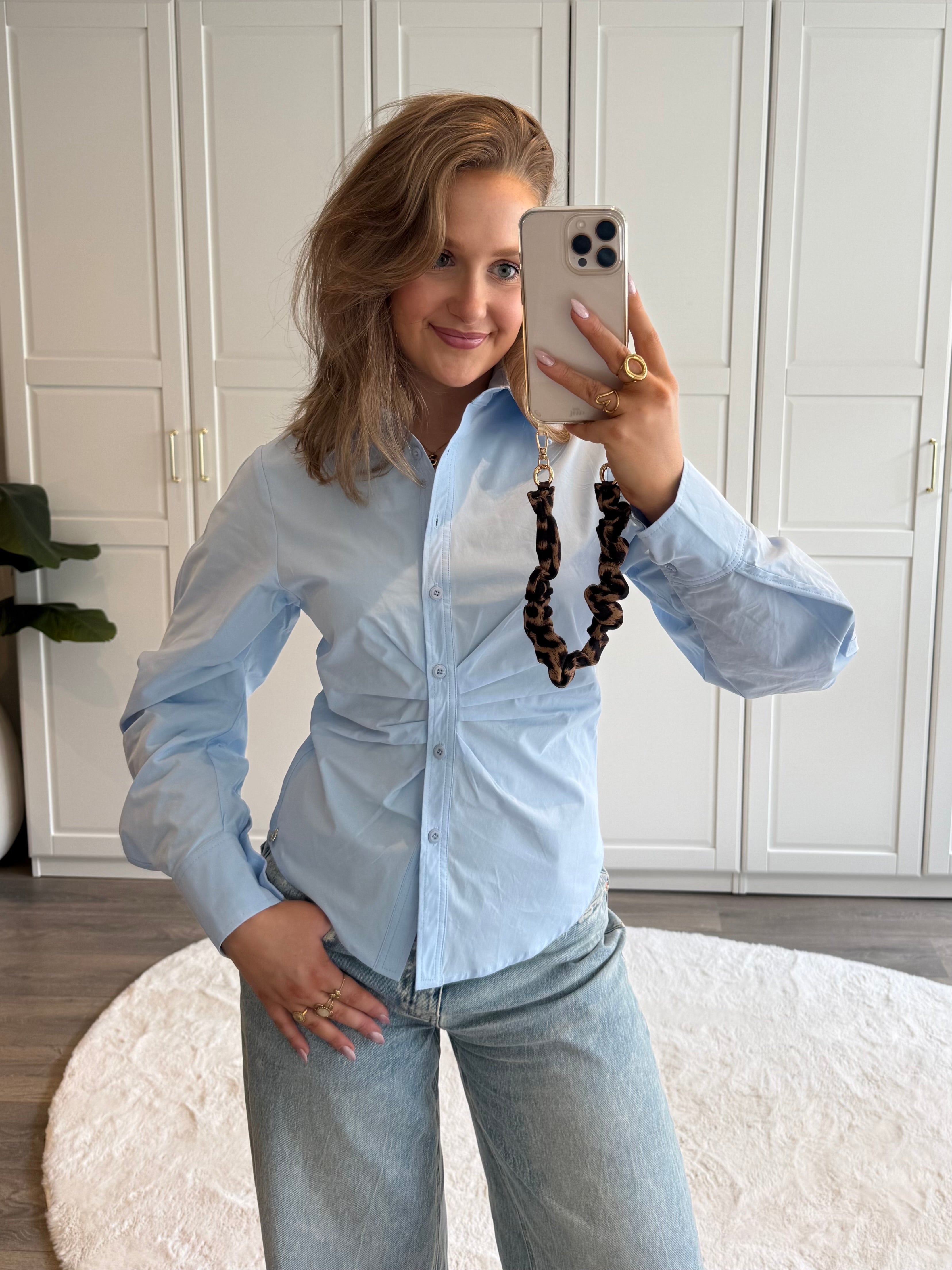 Tailored Blouse Amerie | Blauw