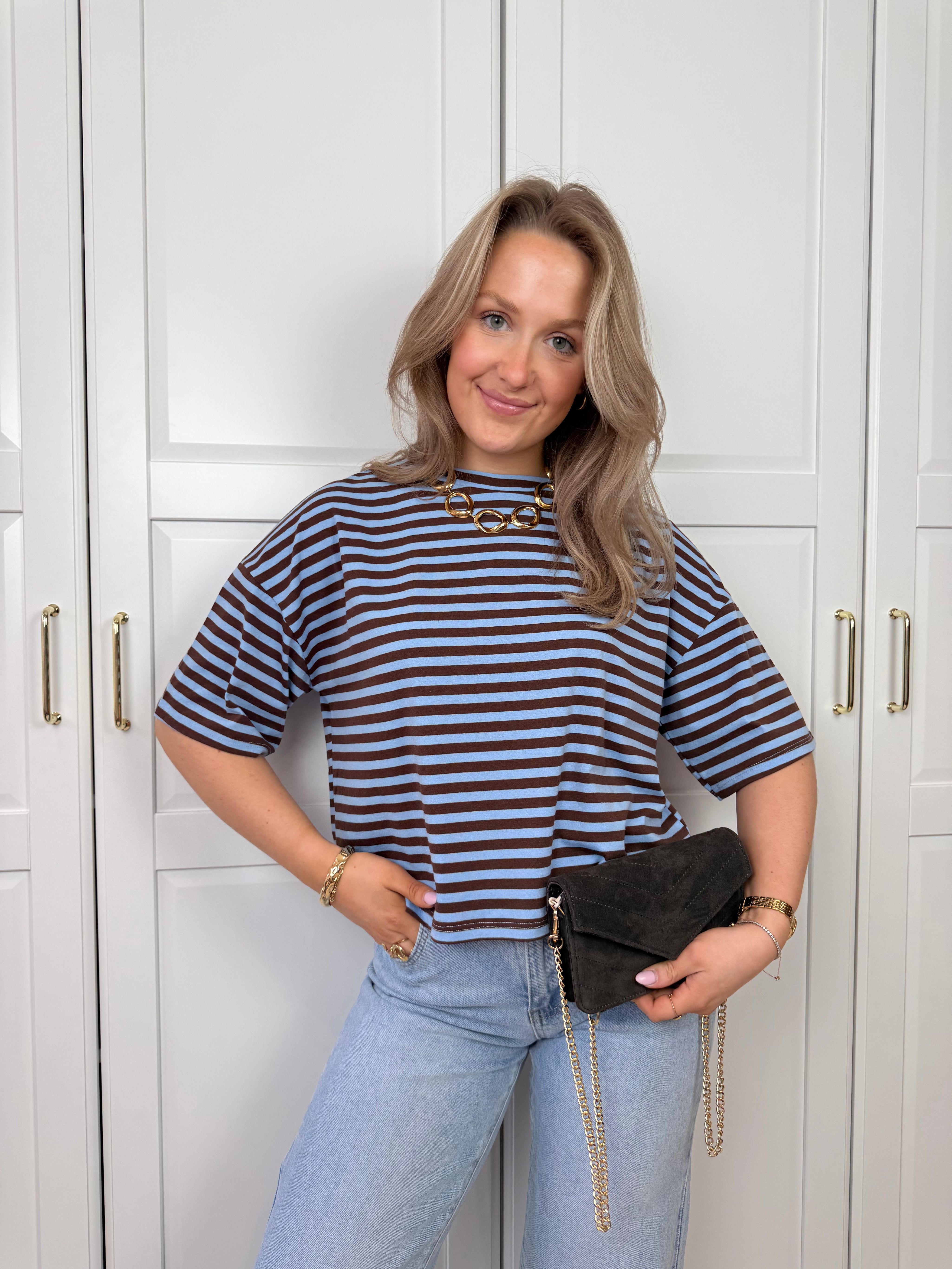 T-shirt Nora | Blauw