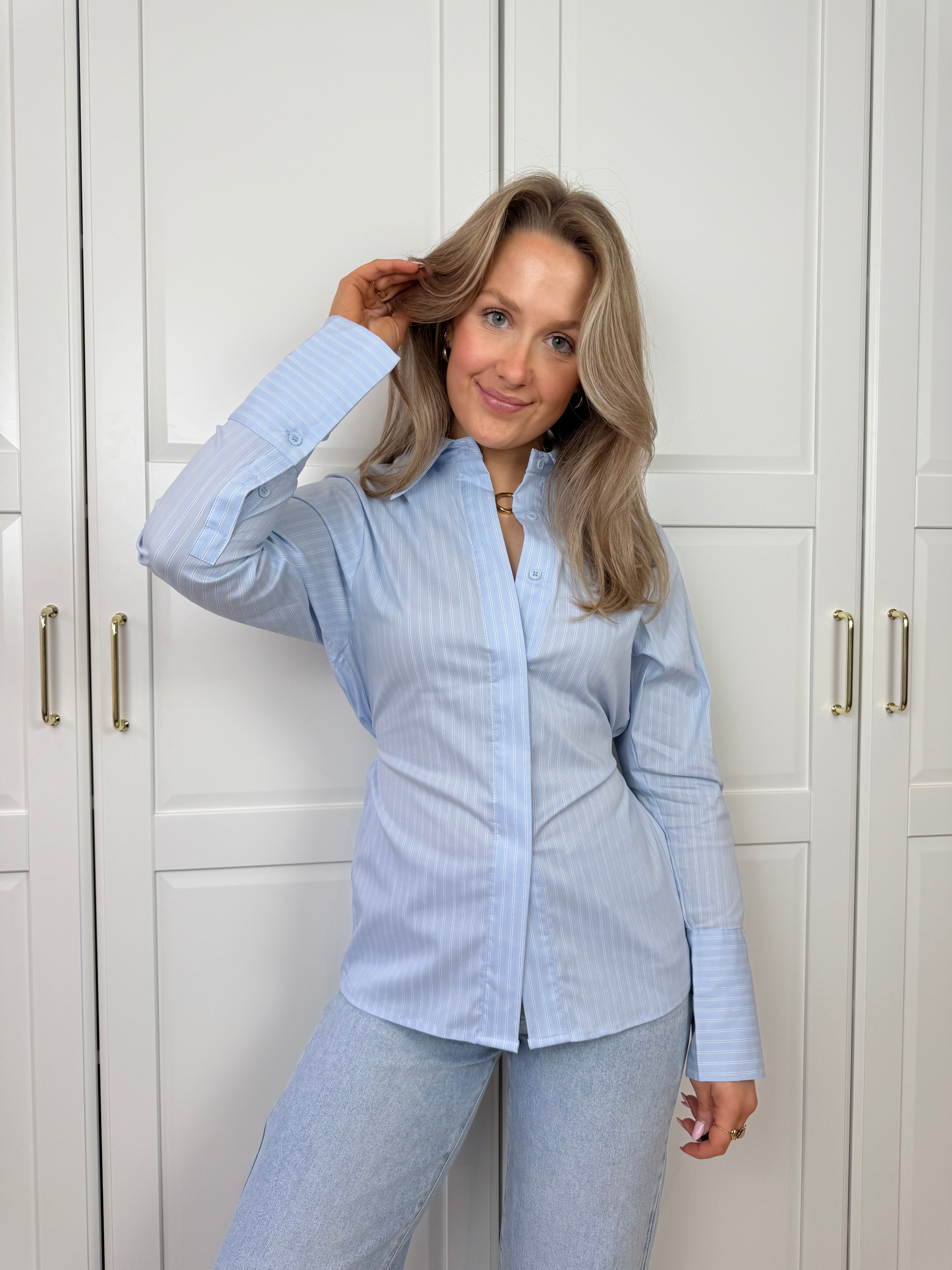 Tailored Blouse Olivia | Blauw