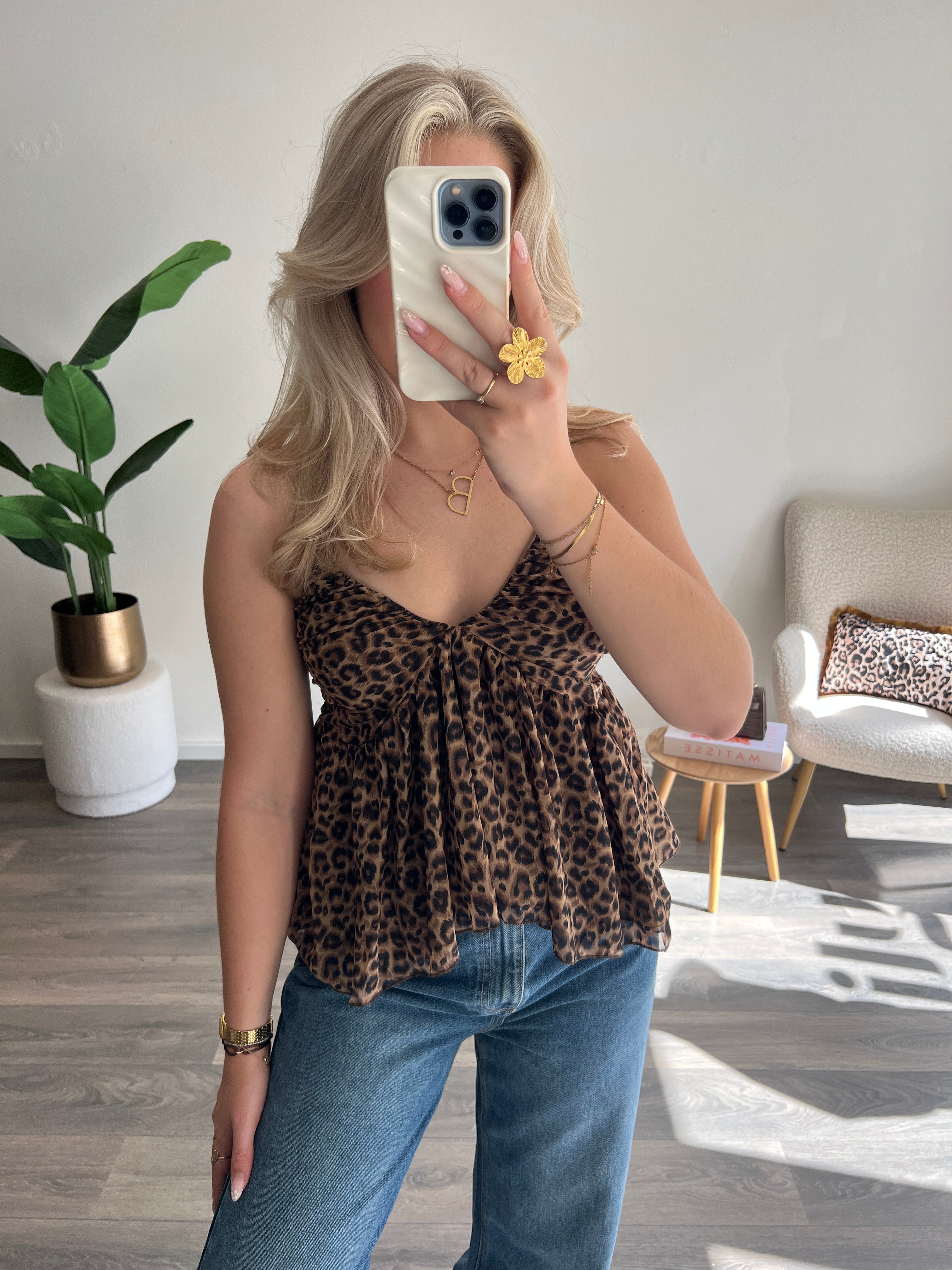 Top Leah | Leopard
