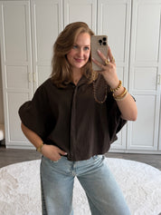 Blouse Demi | Bruin