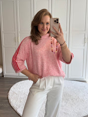 Trui Streep | Roze