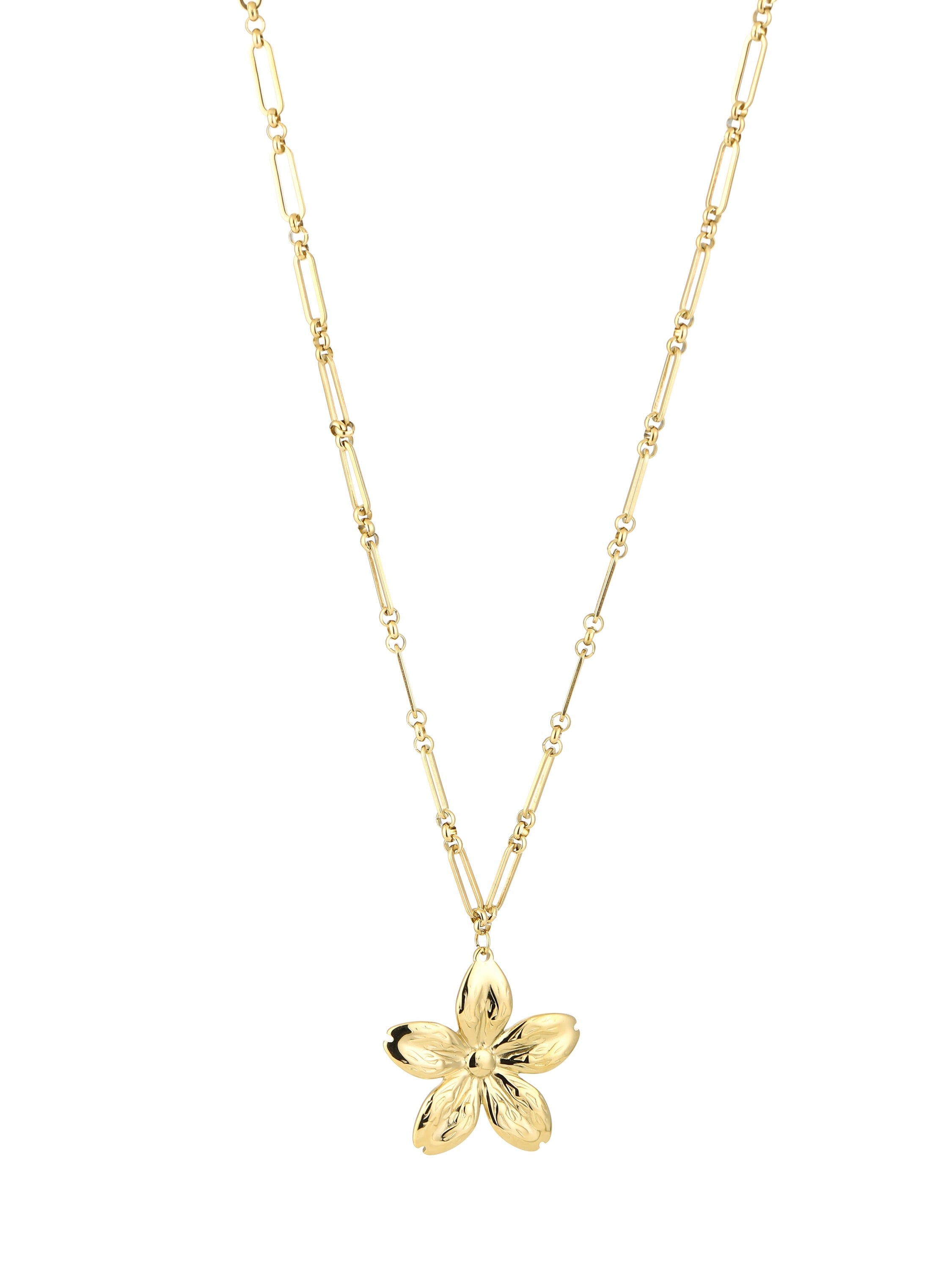 Bloem Ketting Lang | Goud