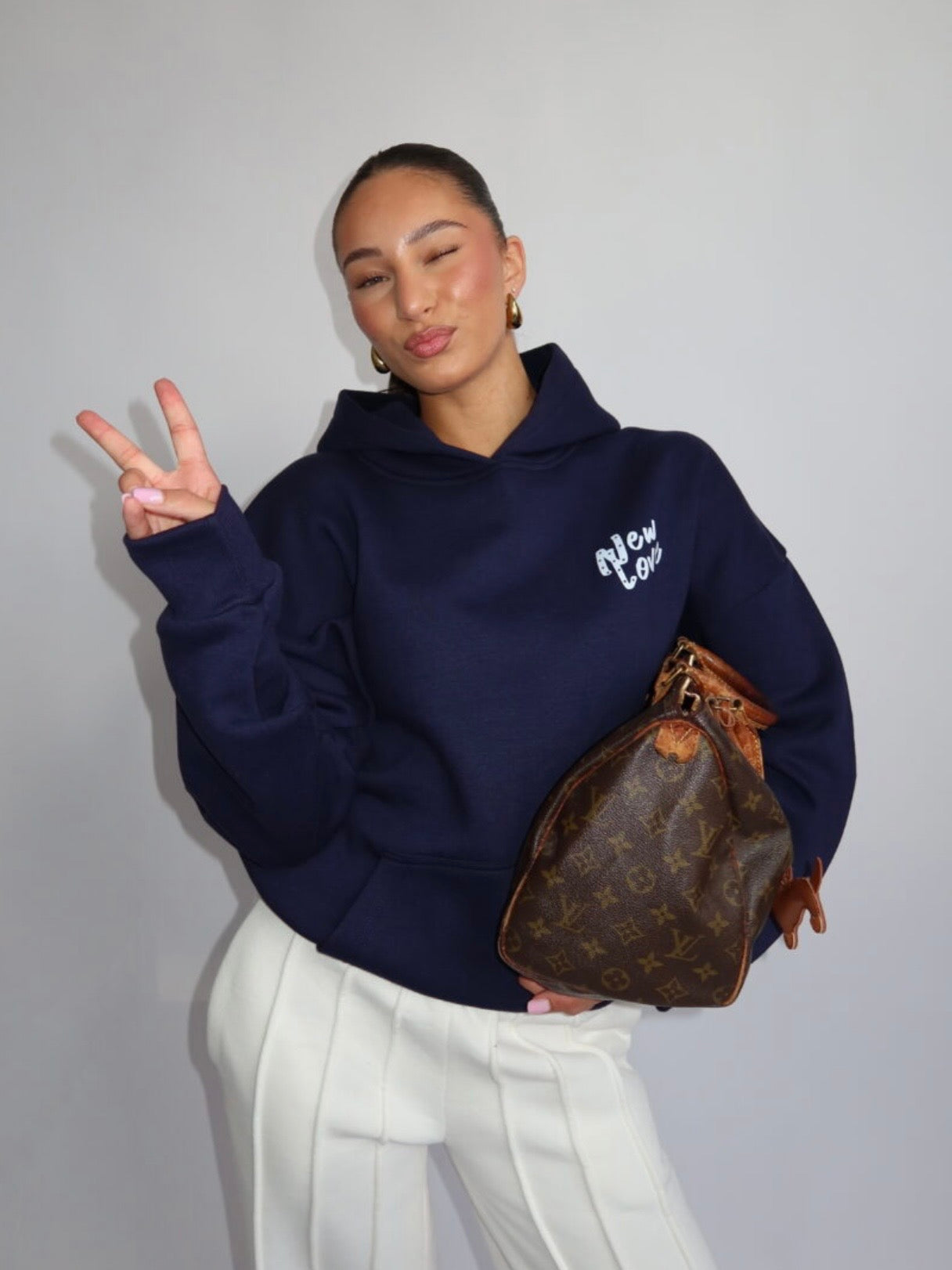 New Love Hoodie | Navy