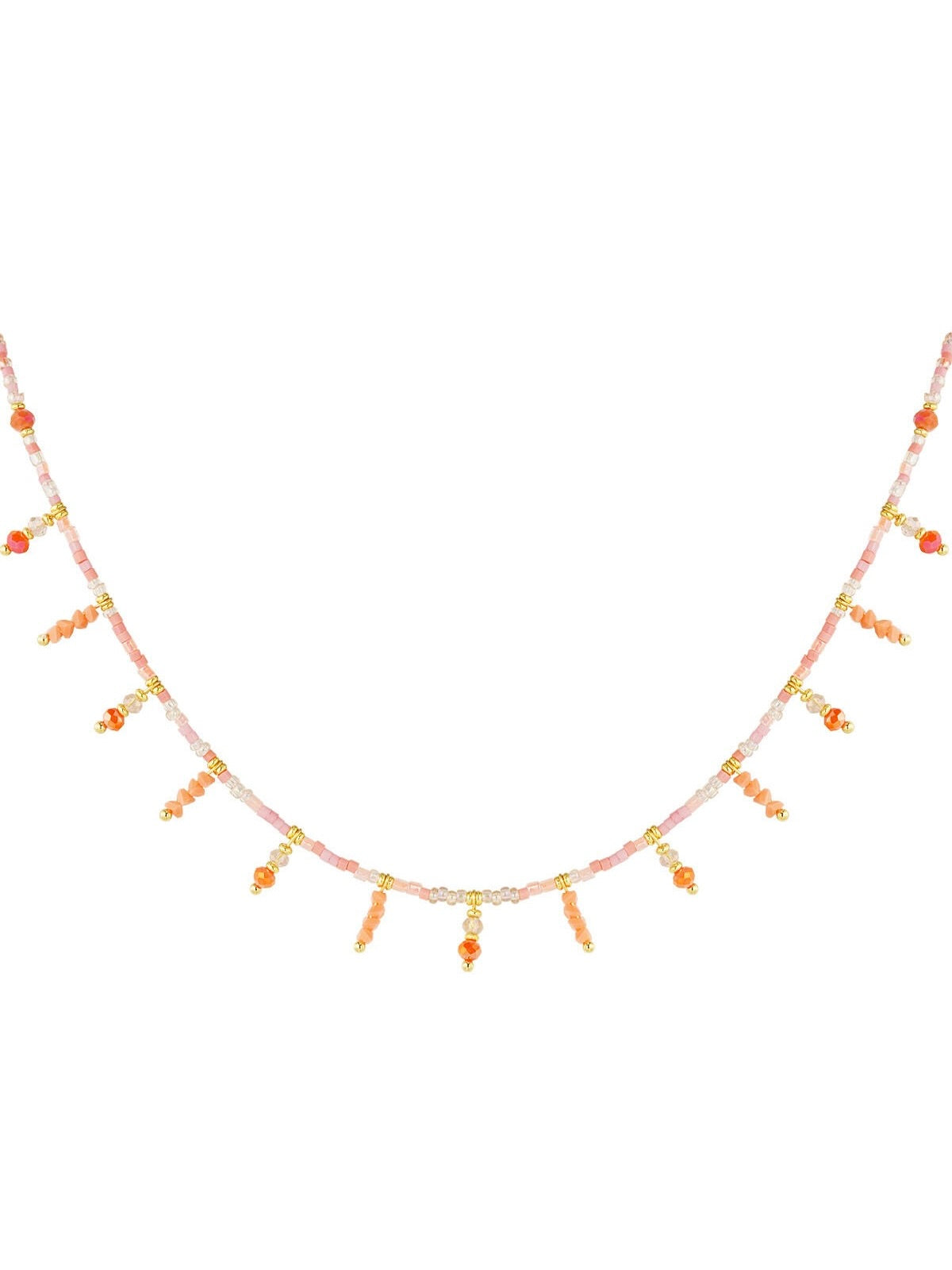 Ketting Summer Beads | Peach