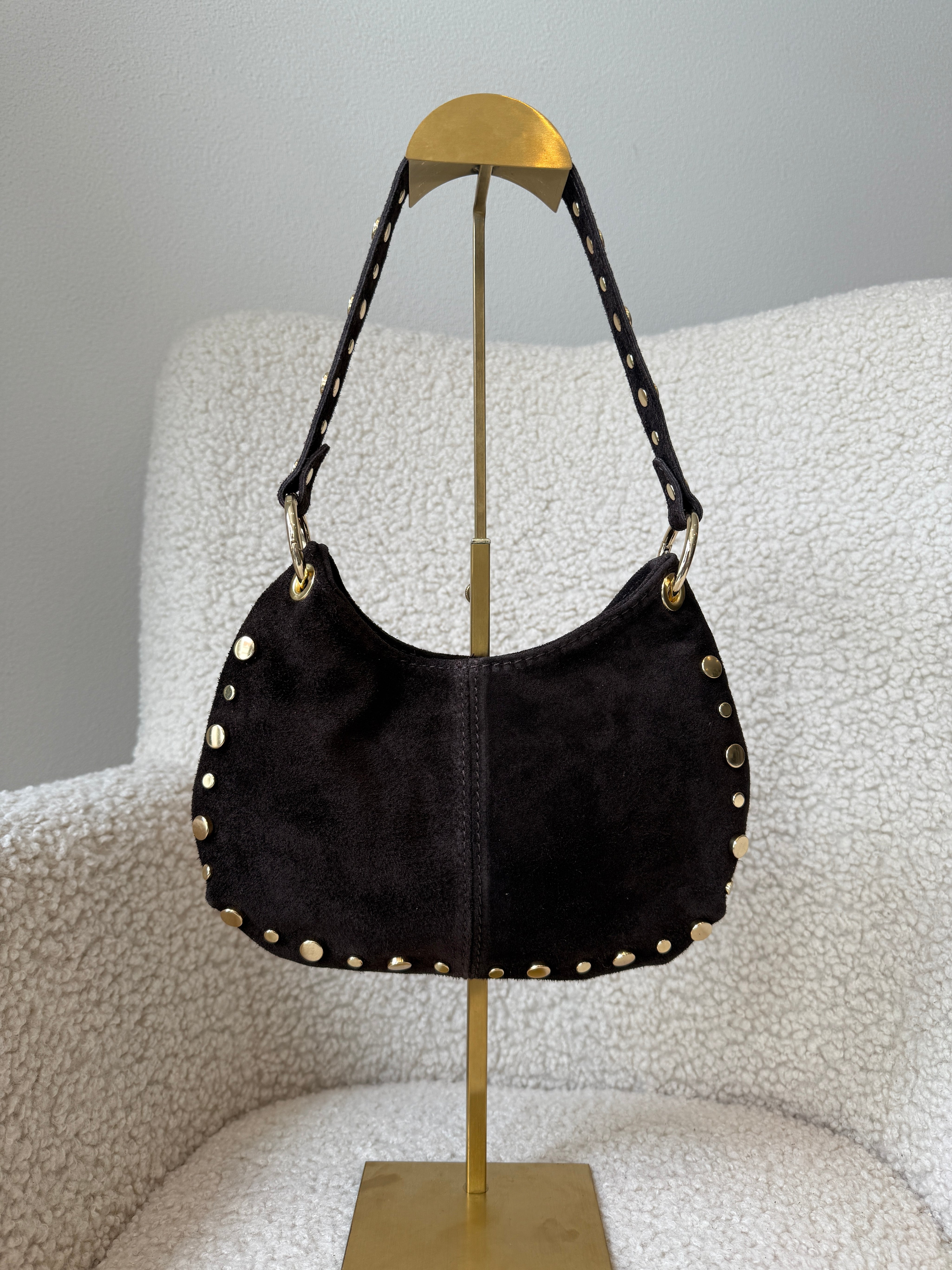 Suede Tas Carlijn | Choco