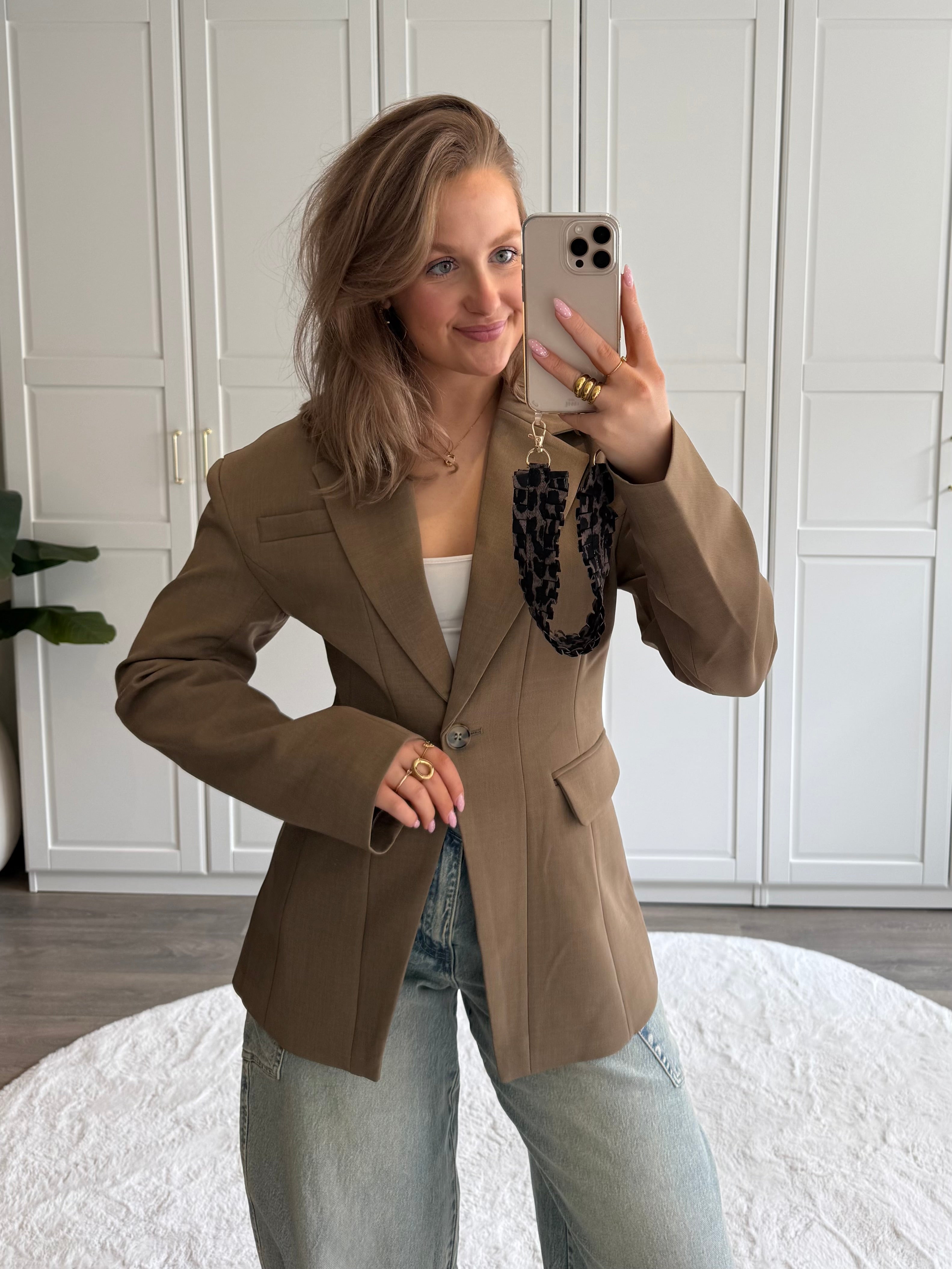 Tailored Blazer Tess | Camel