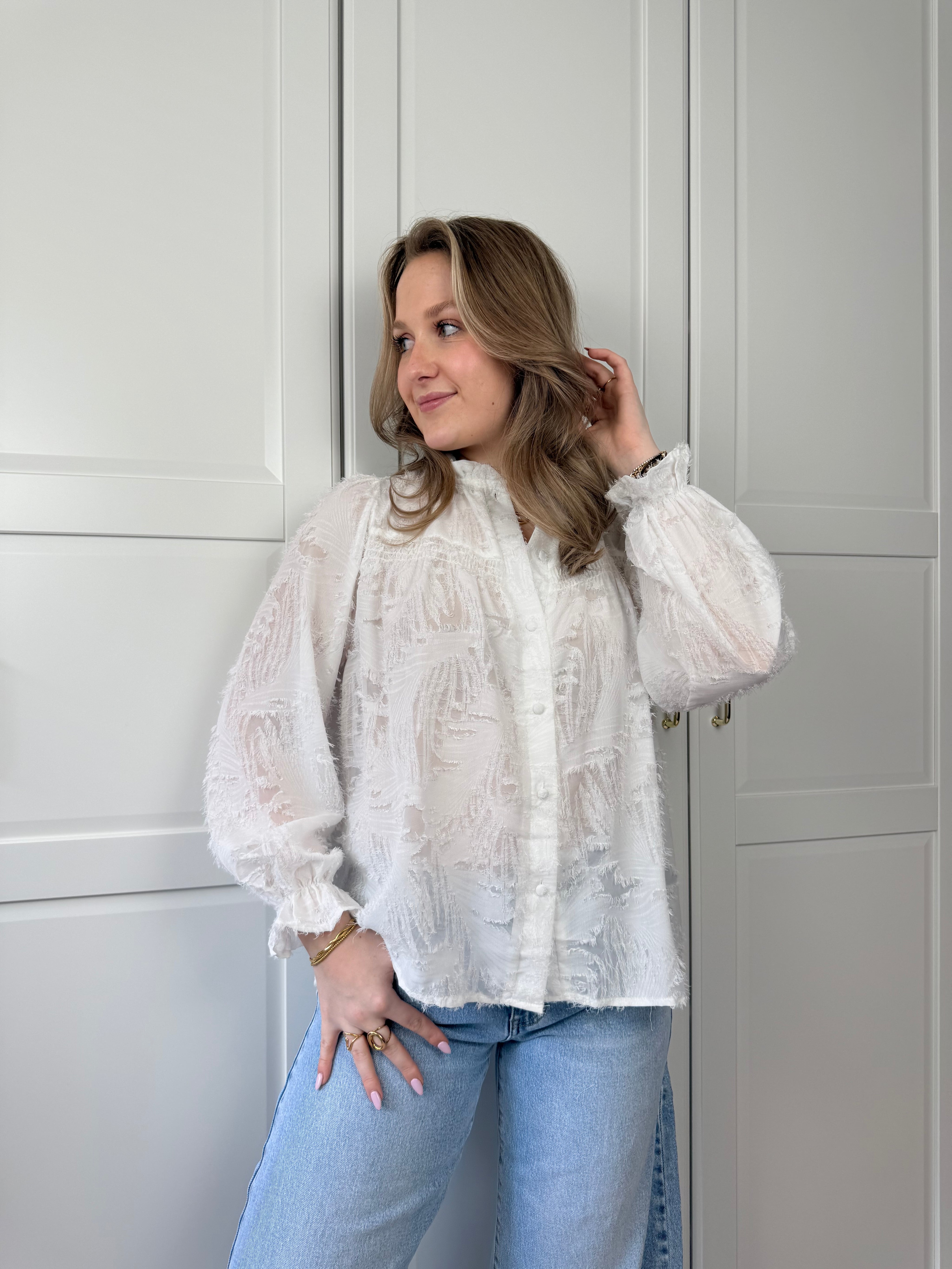 Blouse Nina | Wit