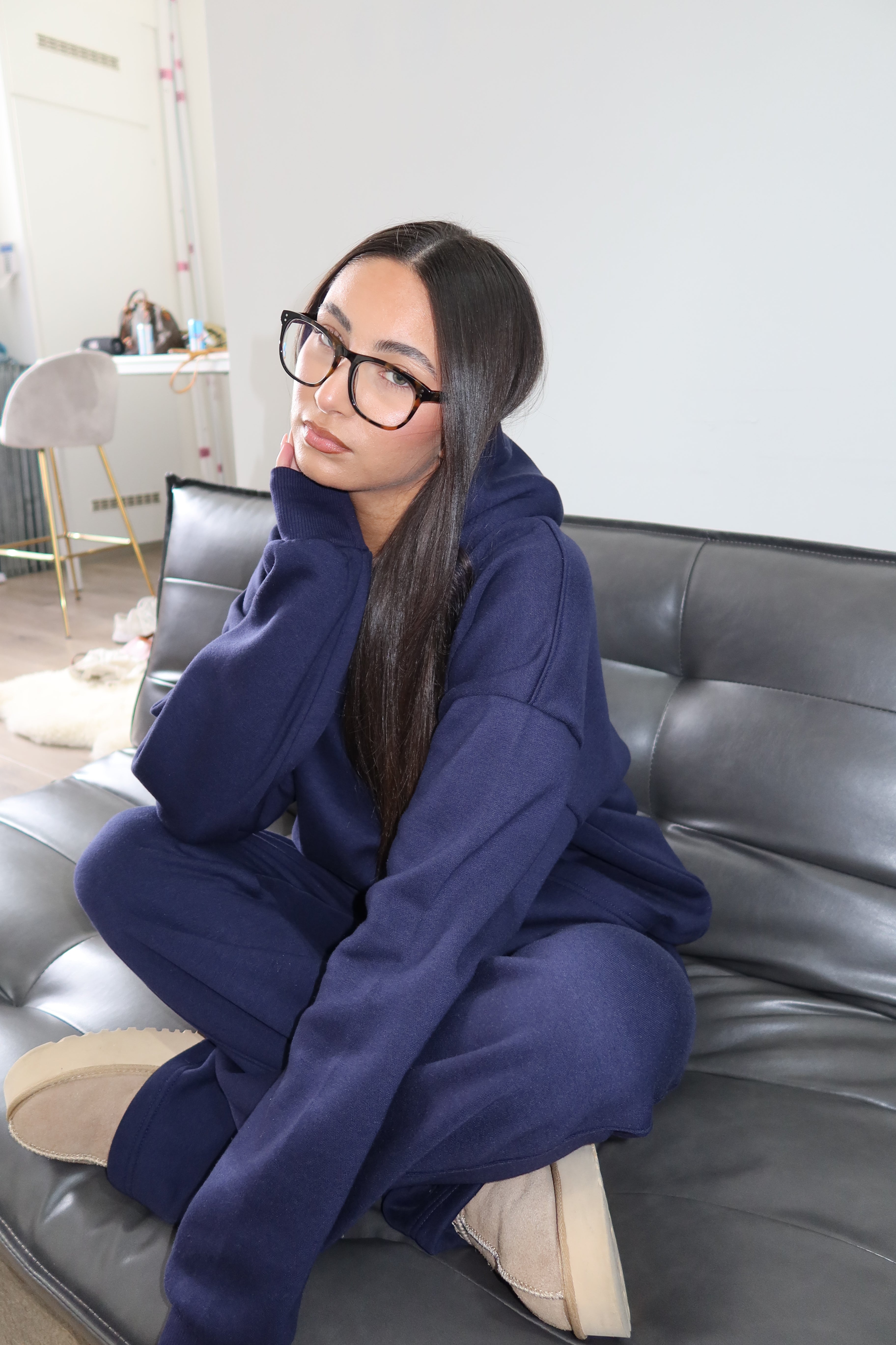 Priority Blanc Tracksuit | Navy