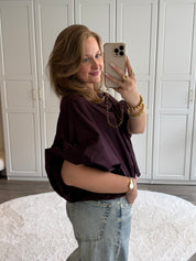 Blouse Demi | Bordeaux