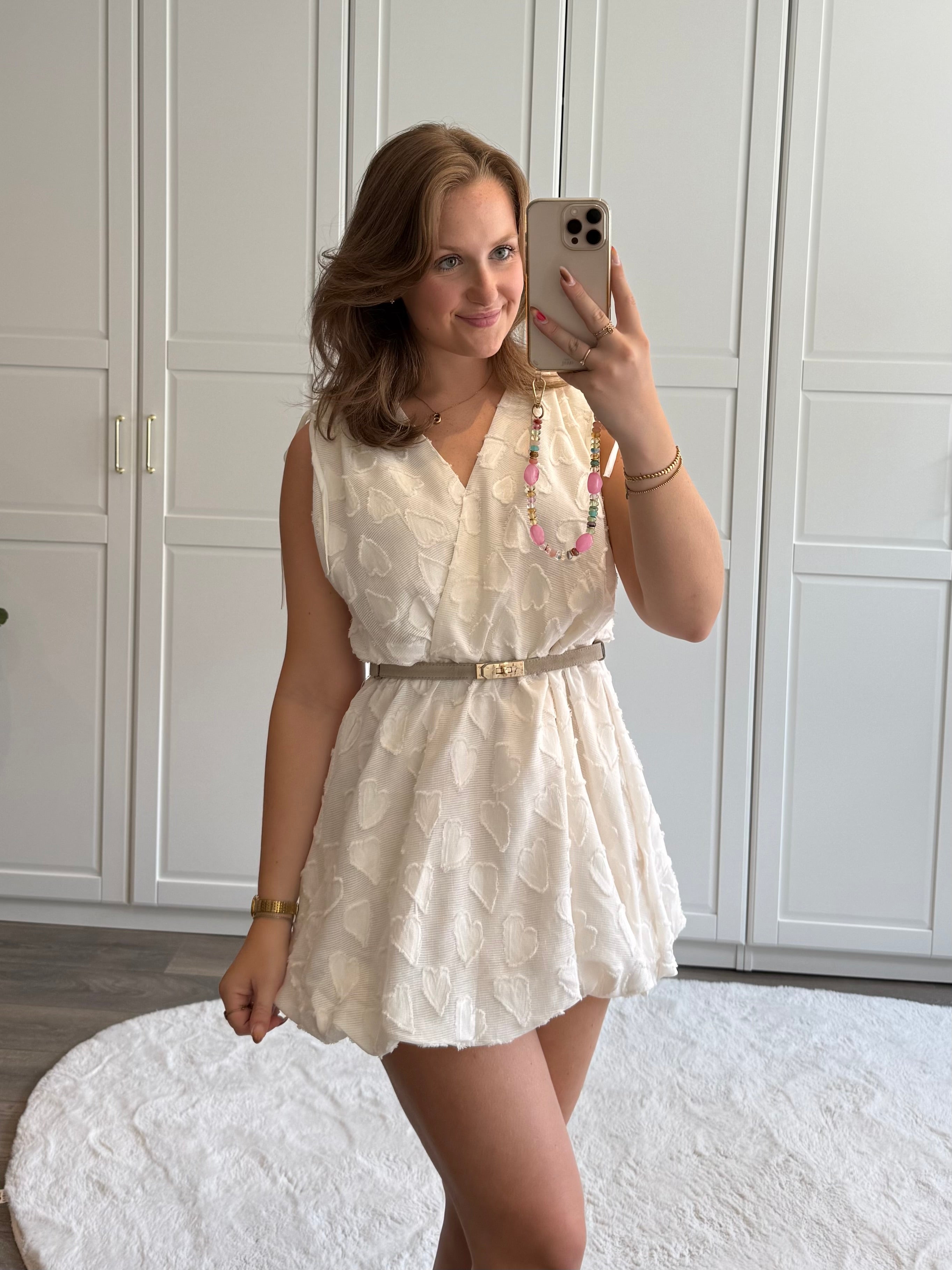 Jurk Mischa | Creme