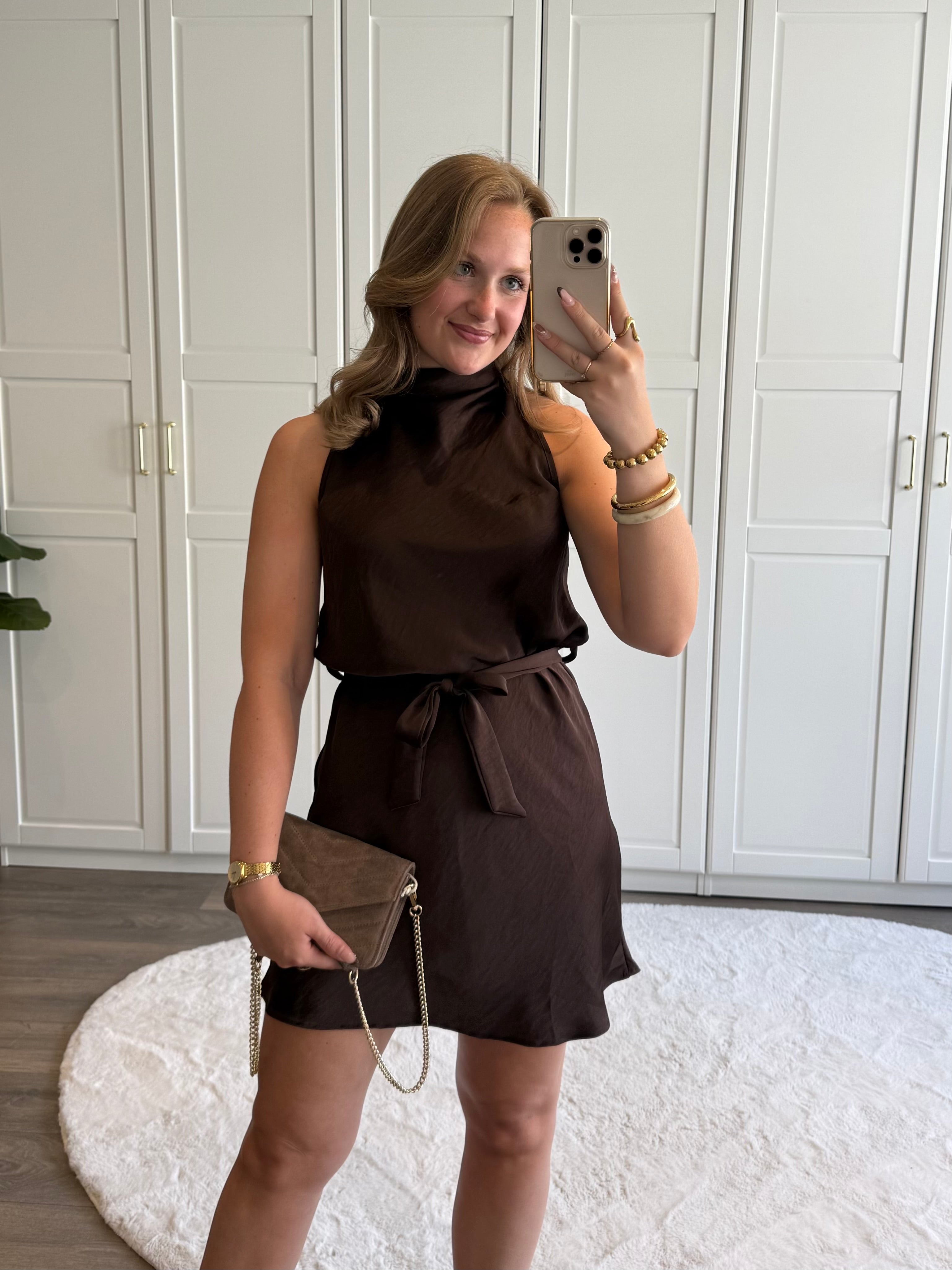 Jurk Noor | Bruin