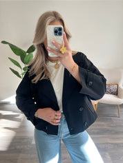 Trenchcoat Esmee | Zwart