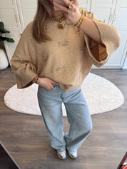 Trui Maud | Beige