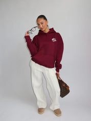 New Love Hoodie | Bordeaux