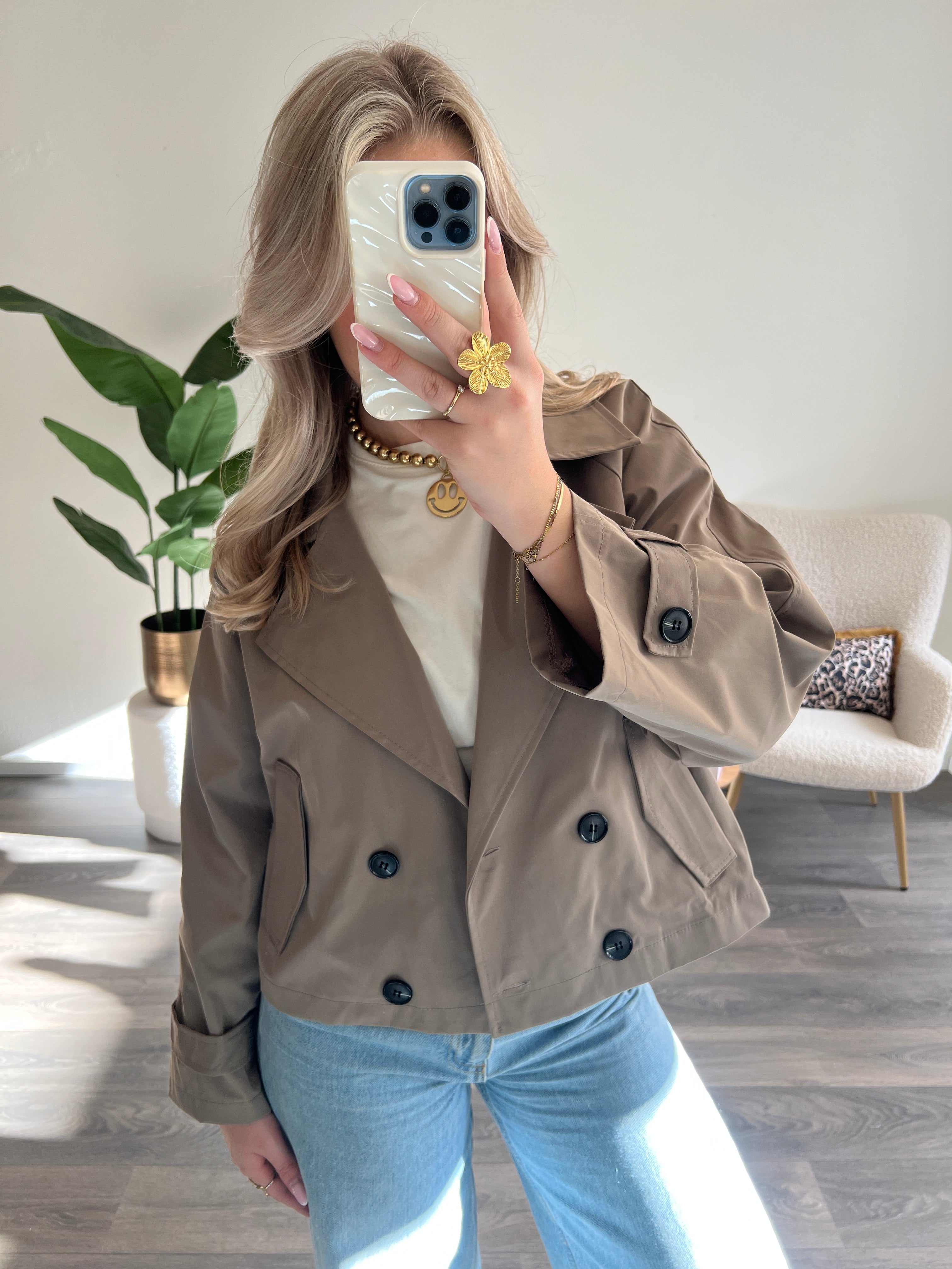 Trenchcoat Esmee | Taupe