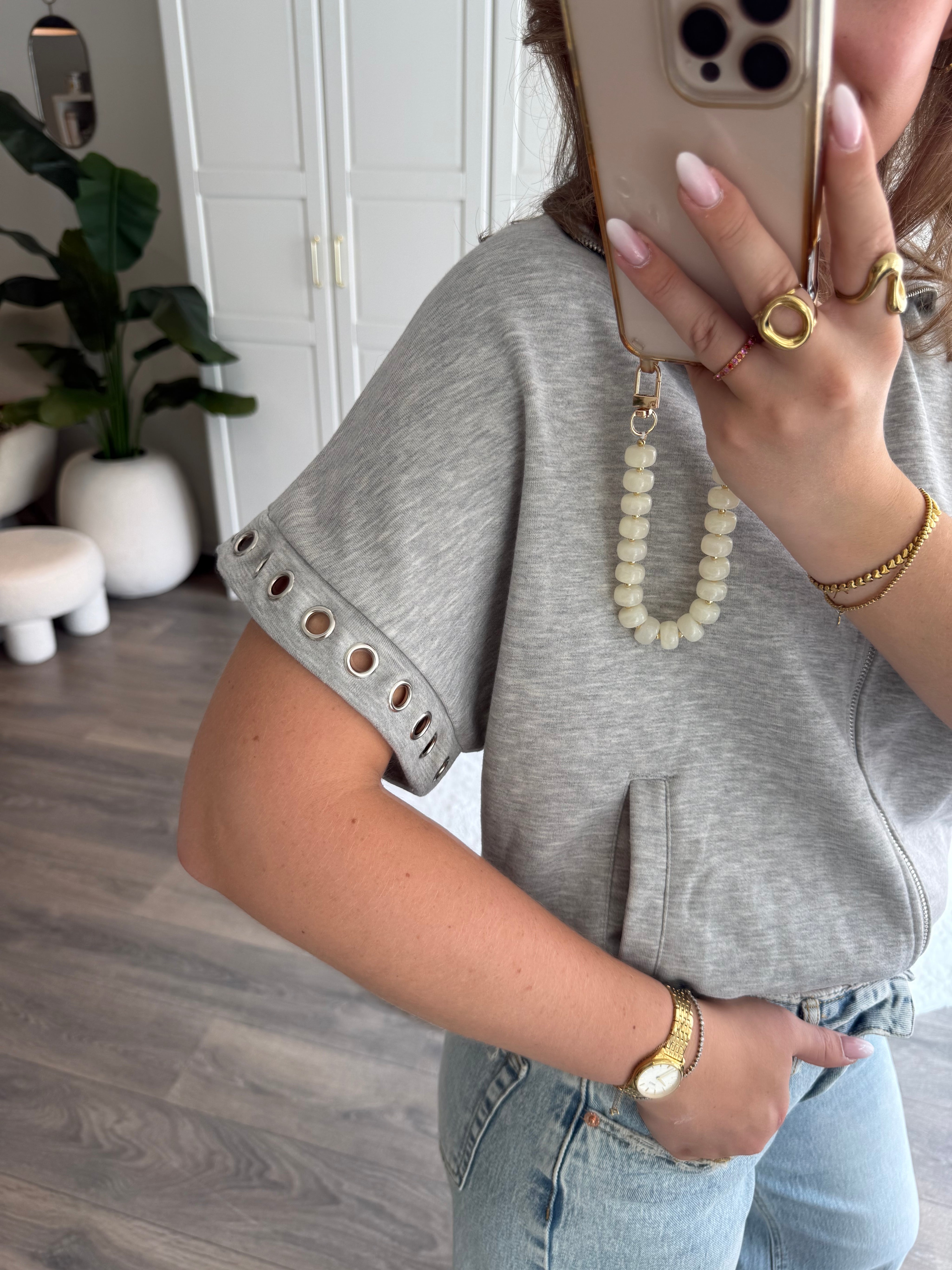 Spencer Iris Ring | Grijs