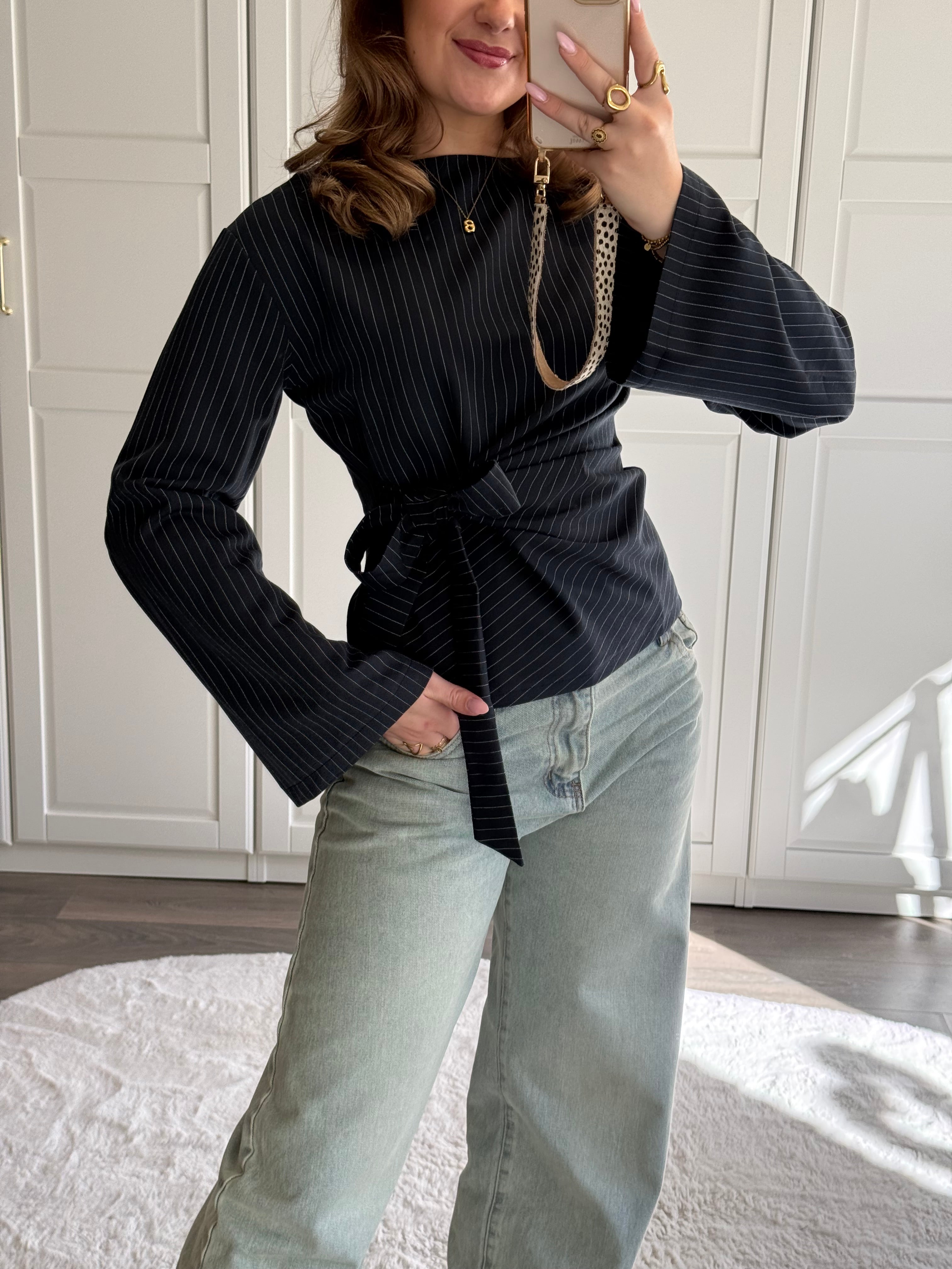 Top Olivia | Navy