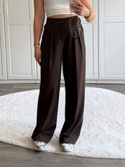 Pantalon Tess | Coffee | PRE-ORDER